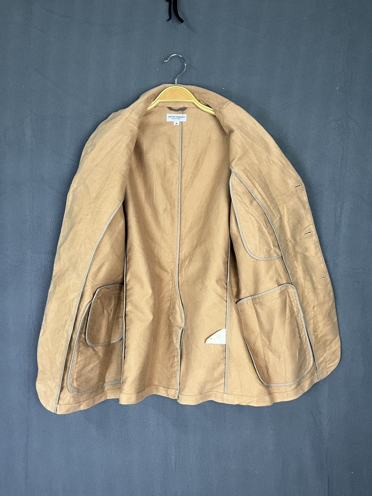 Japanese Brand × United Arrows United Arrows Blue Label 3 Button Cotton Chore Sport Blazer Size 38R - 7 Thumbnail