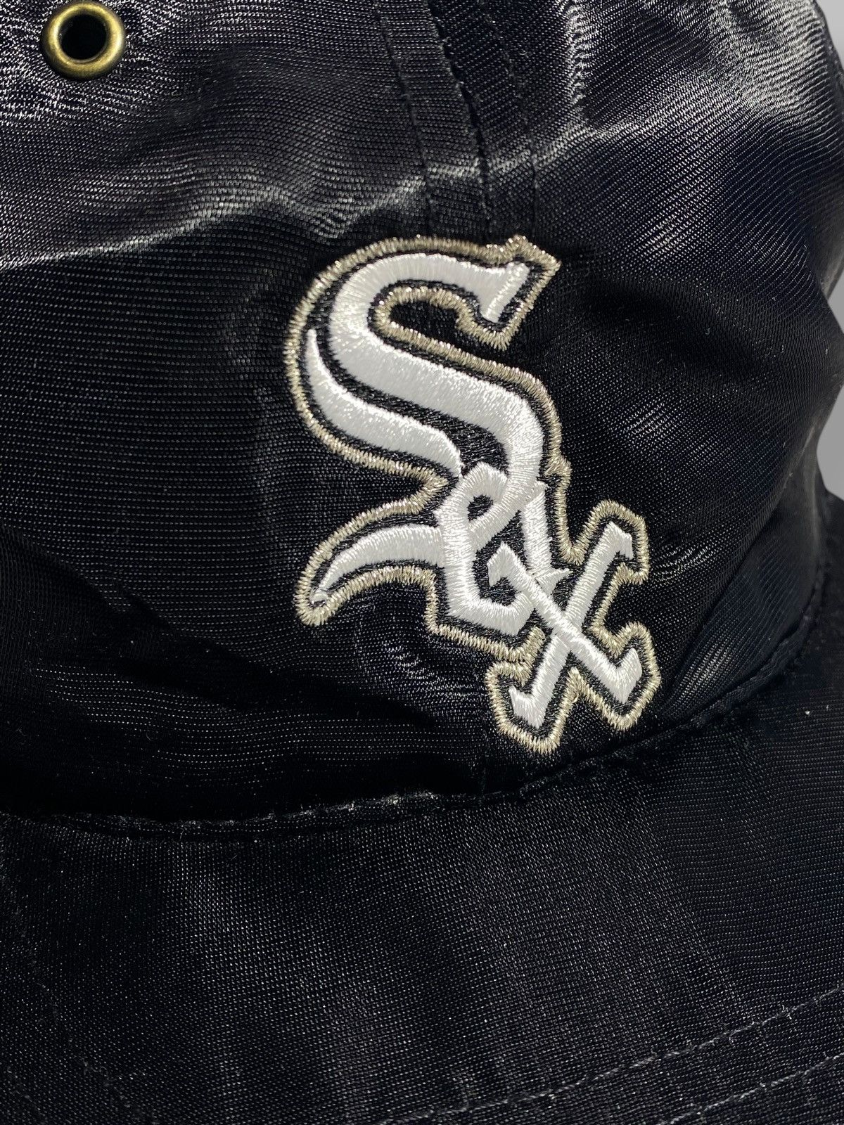 Starter Vintage 90s White Sox Starter Nylon Cap Rare USA Size ONE SIZE - 8 Thumbnail