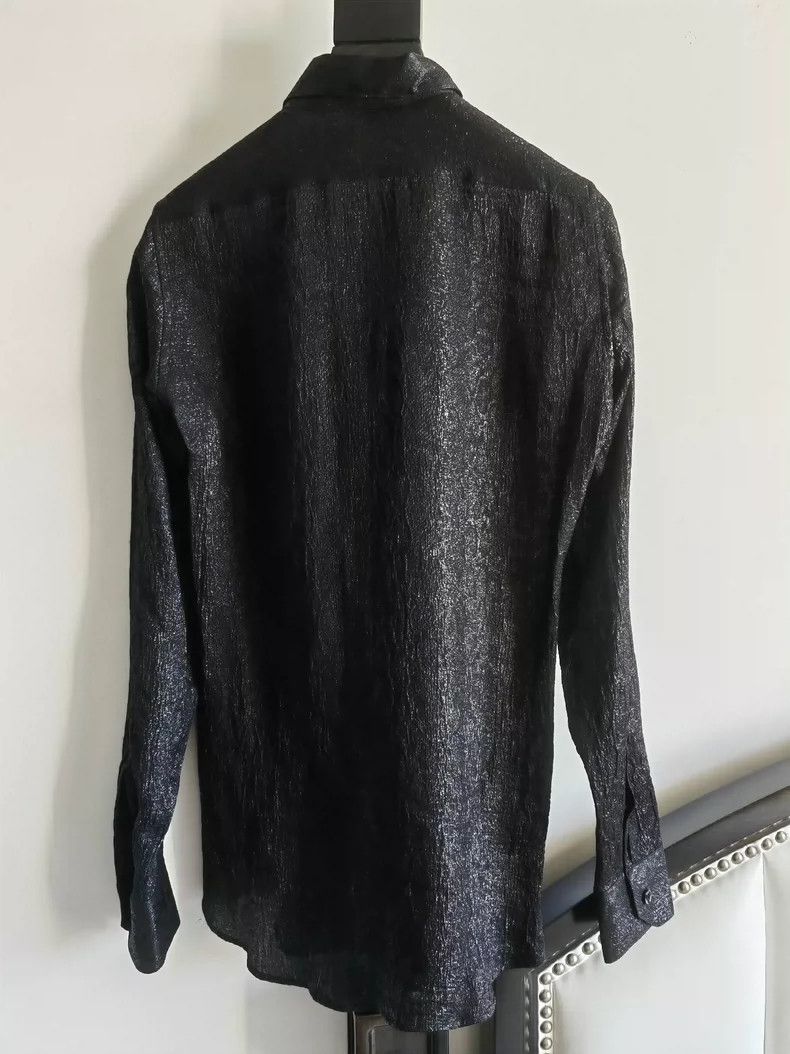 Yves Saint Laurent saint laurent 16 FW textured shirt 2501-Nextarrow Size US S / EU 44-46 / 1 - 2 Thumbnail