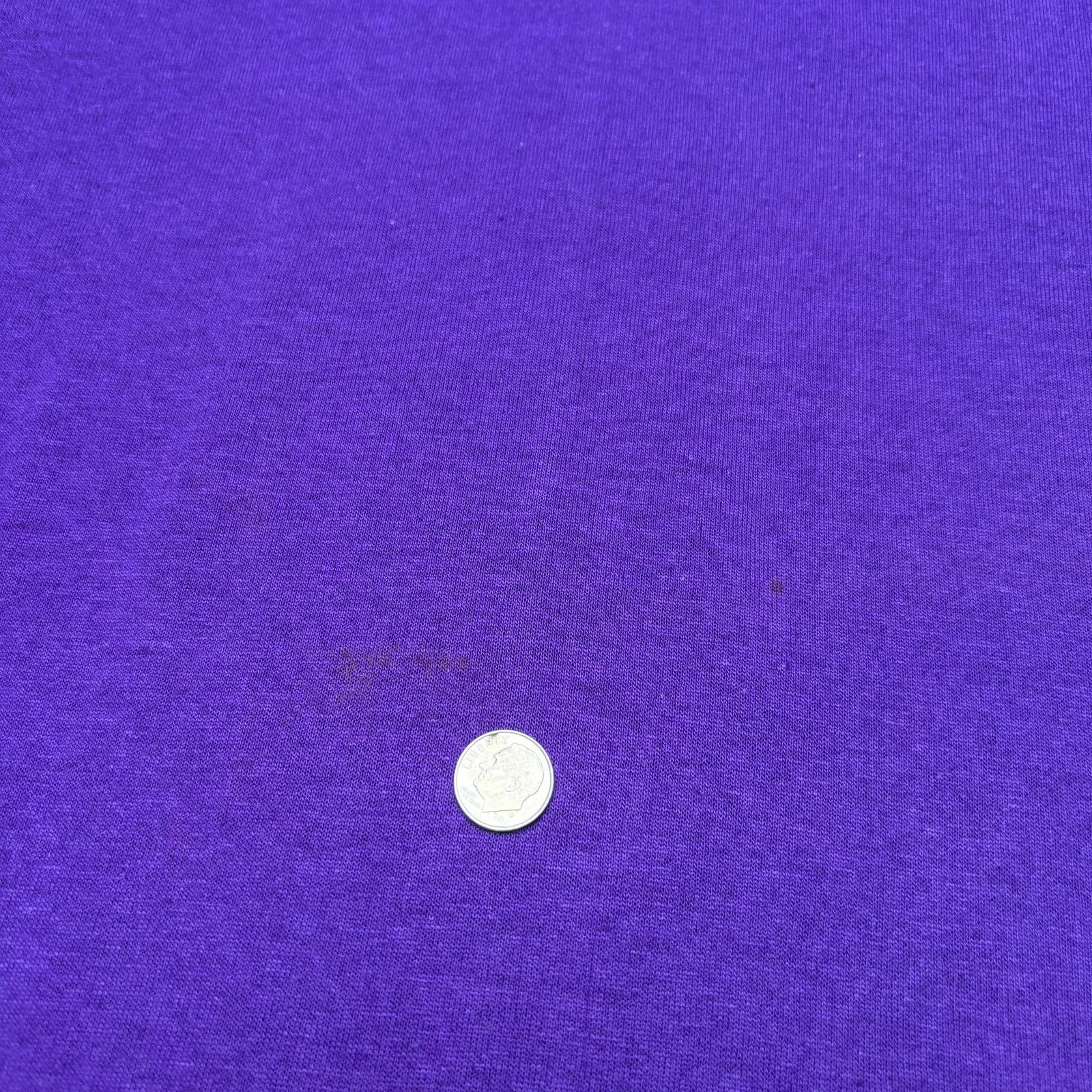 Champion Vintage 80s Champion Blank Tee Shirt Purple Men's Medium Size US M / EU 48-50 / 2 - 10 Thumbnail