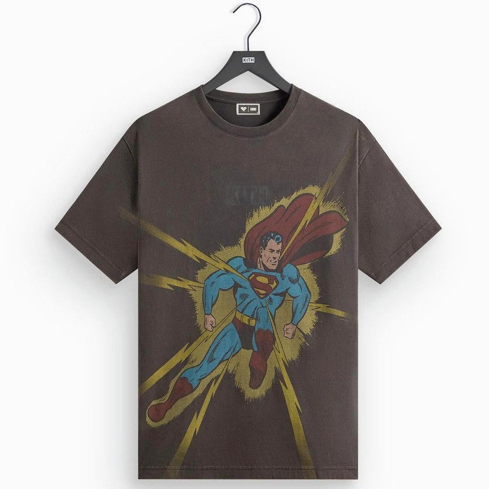 Kith Kith x Superman Lightning Bolt Tee Size Medium Size US M / EU 48-50 / 2 - 1 Thumbnail