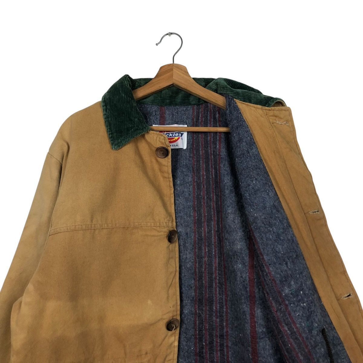 Japanese Brand 🔥VINTAGE CHORE WORKER JACKET DICKIES BLANKET DETROIT USA Size US M / EU 48-50 / 2 - 14 Thumbnail