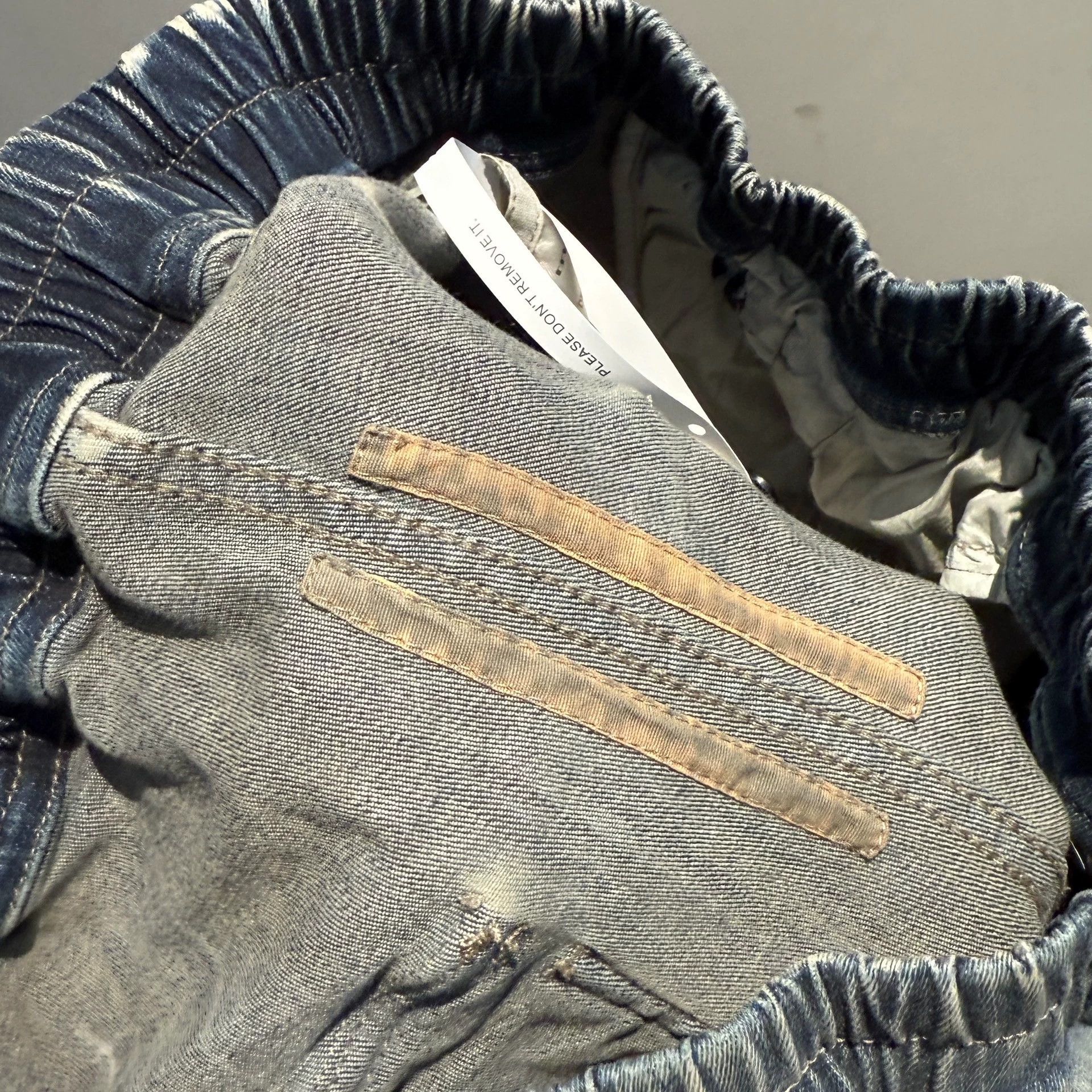 Rick Owens Rick Owens Drkshdw Denim Washed Blue Cargo Belas Pants Size US 30 / EU 46 - 4 Thumbnail