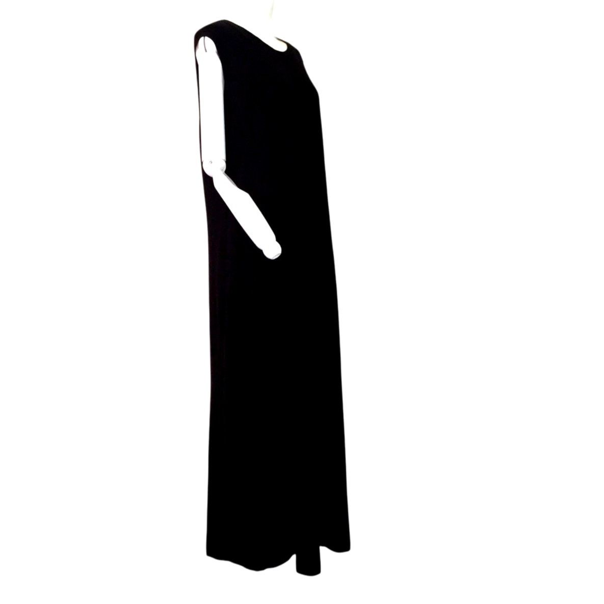 Other Tried & True Black Cotton Slub Tank Dress Large 14-16 NWT Size L / US 10 / IT 46 - 5 Thumbnail