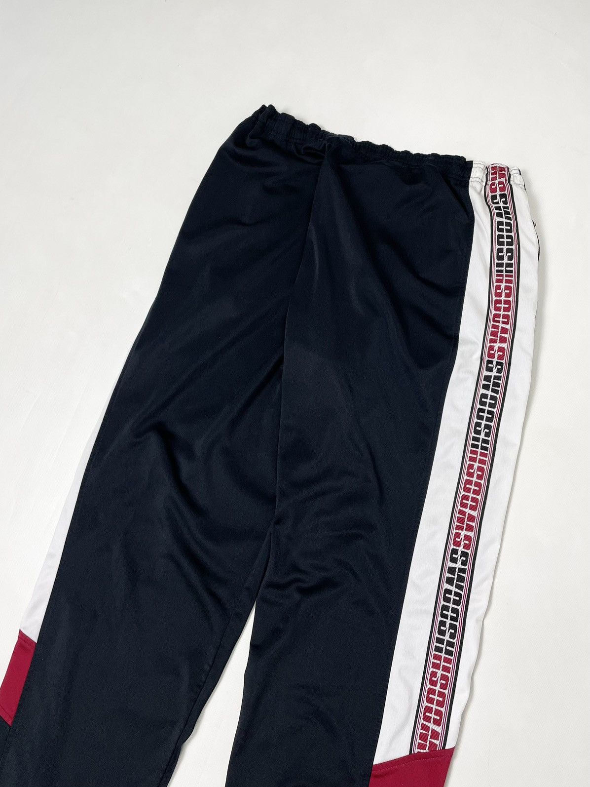 Nike Nike 🧨 vintage lampass swoosh black nylon sports pants Size US 36 / EU 52 - 8 Thumbnail
