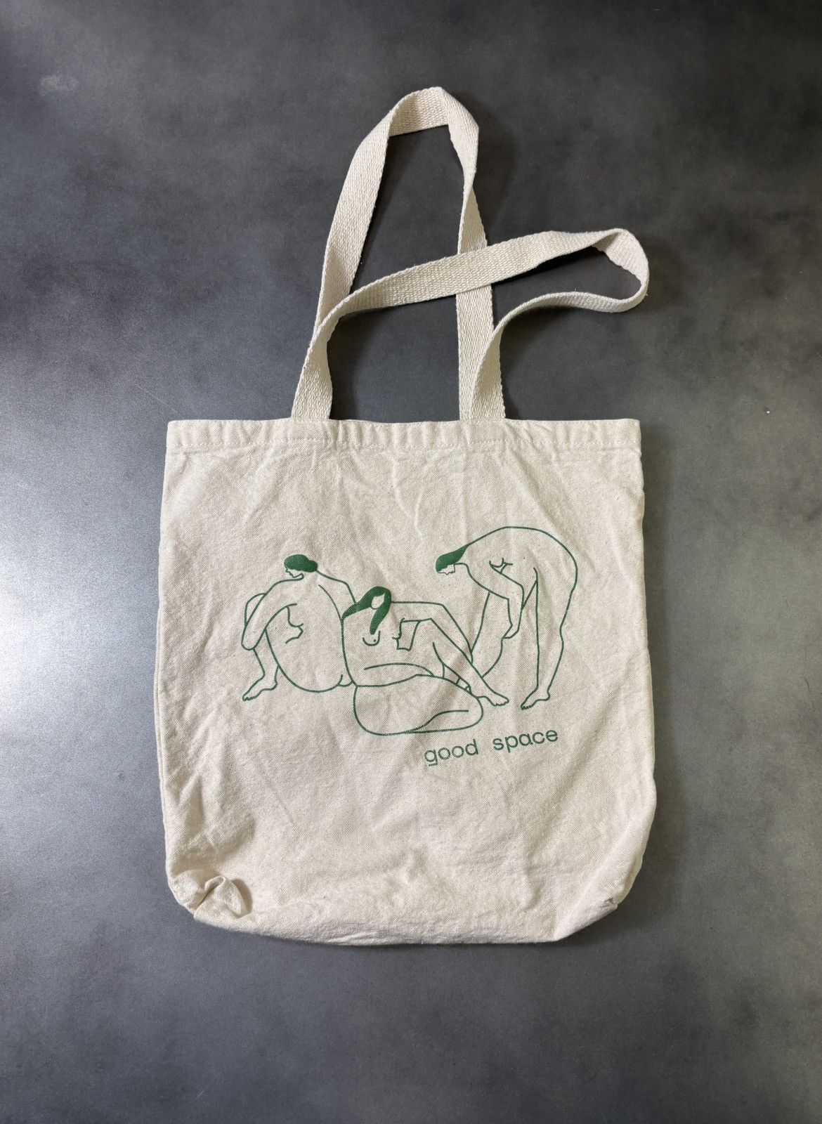 Other Good Space Tote Bag Screen Print Canvas Shoulder Bag NYT Size ONE SIZE - 1 Thumbnail