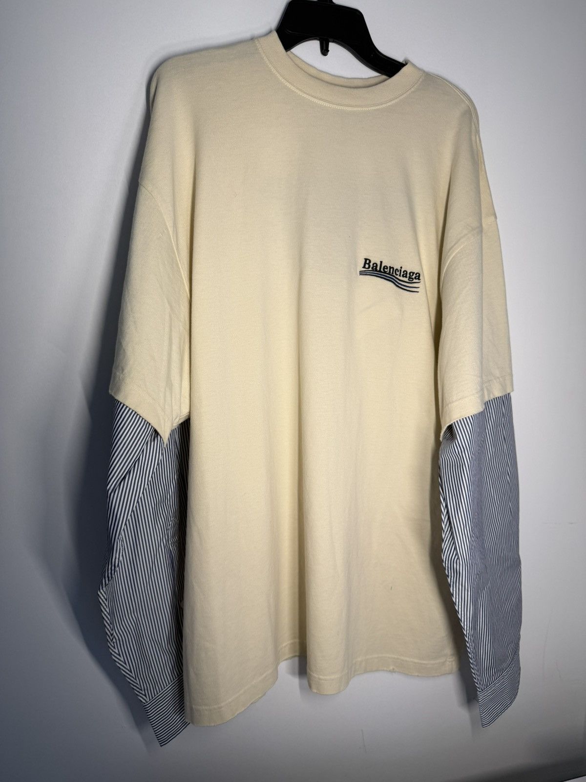 Balenciaga Balenciaga Political Layered Tee size L- 3 Size US L / EU 52-54 / 3 - 1 Thumbnail