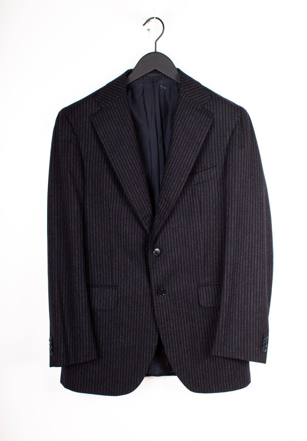 Boglioli Boglioli Men Suit Striped Two Pieces Blazer Pants Size 52/L Size 52R - 1 Thumbnail