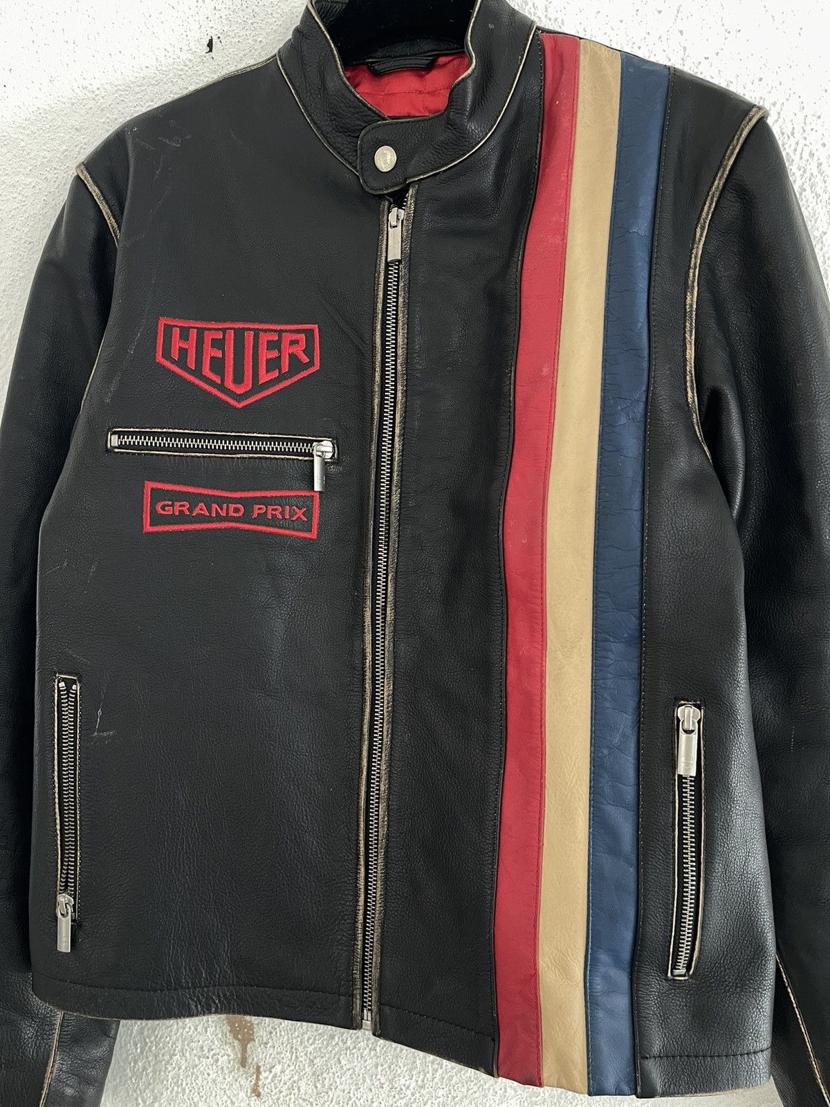 Tag Heuer Tag Heuer Black Leather Steve Mcqueen Jacket by Dakota Size US S / EU 44-46 / 1 - 3 Thumbnail