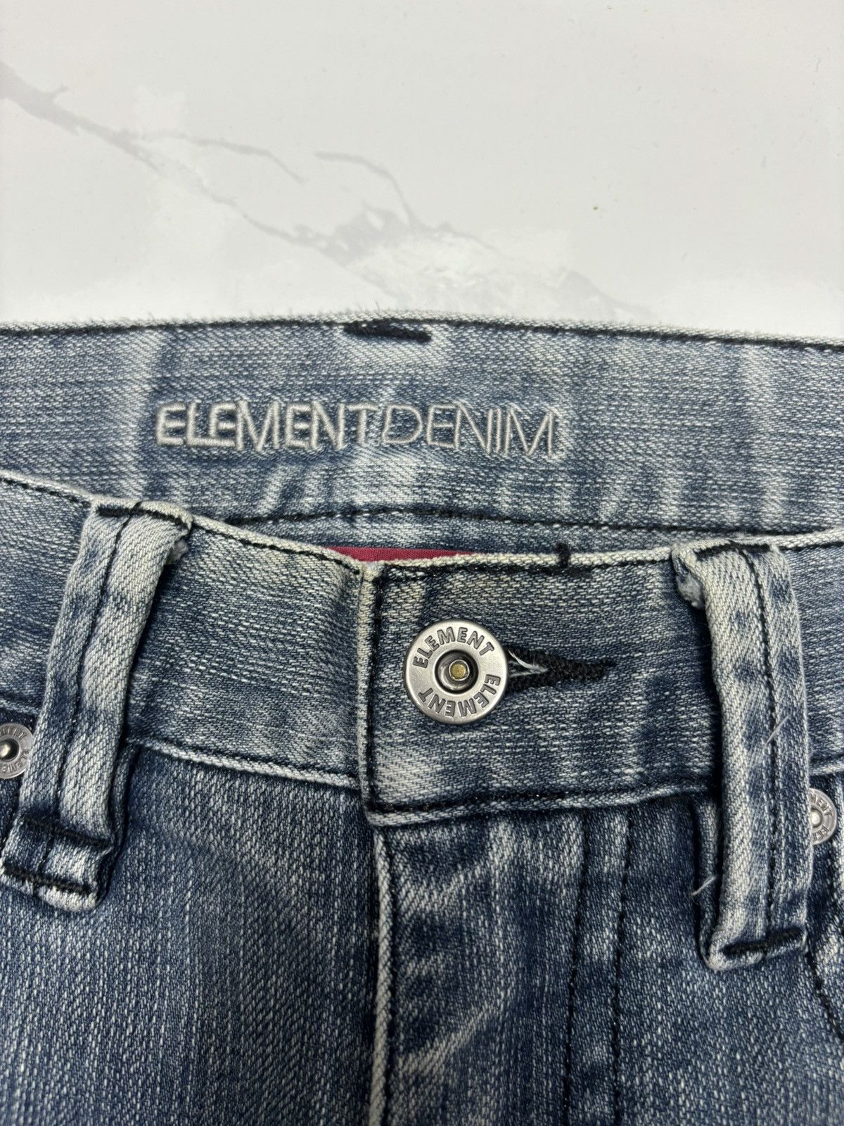 Element × Tornado Mart VINTAGE ELEMENT CLAW MARK DISTRESSED DENIM JEANS Size US 30 / EU 46 - 9 Thumbnail