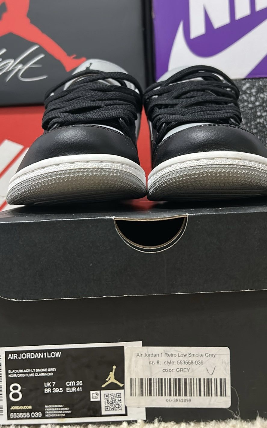 Jordan Brand Jordan 1 Low “Smoke Grey” Size US 8 / EU 41 - 7 Thumbnail