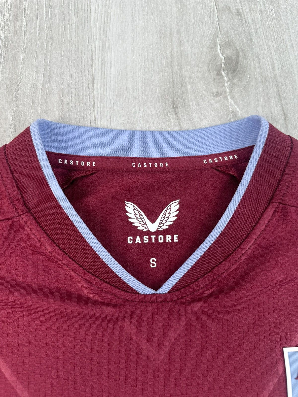 Castore × Vintage Signed Aston Villa FC 2022/23 J.RAMSEY Home Pro Top Jersey Size US S / EU 44-46 / 1 - 5 Thumbnail