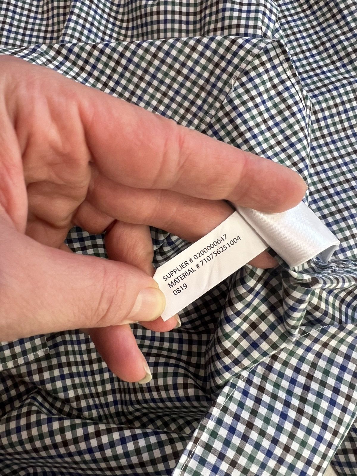 Ralph Lauren Ralph Lauren Classic Fit Plaid Shirt Blue Green Black Cotton Size US L / EU 52-54 / 3 - 9 Thumbnail