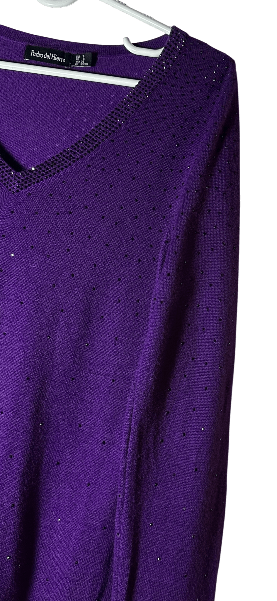Other Pedro Del Hierro Purple Jumper Size S / US 4 / IT 40 - 3 Thumbnail