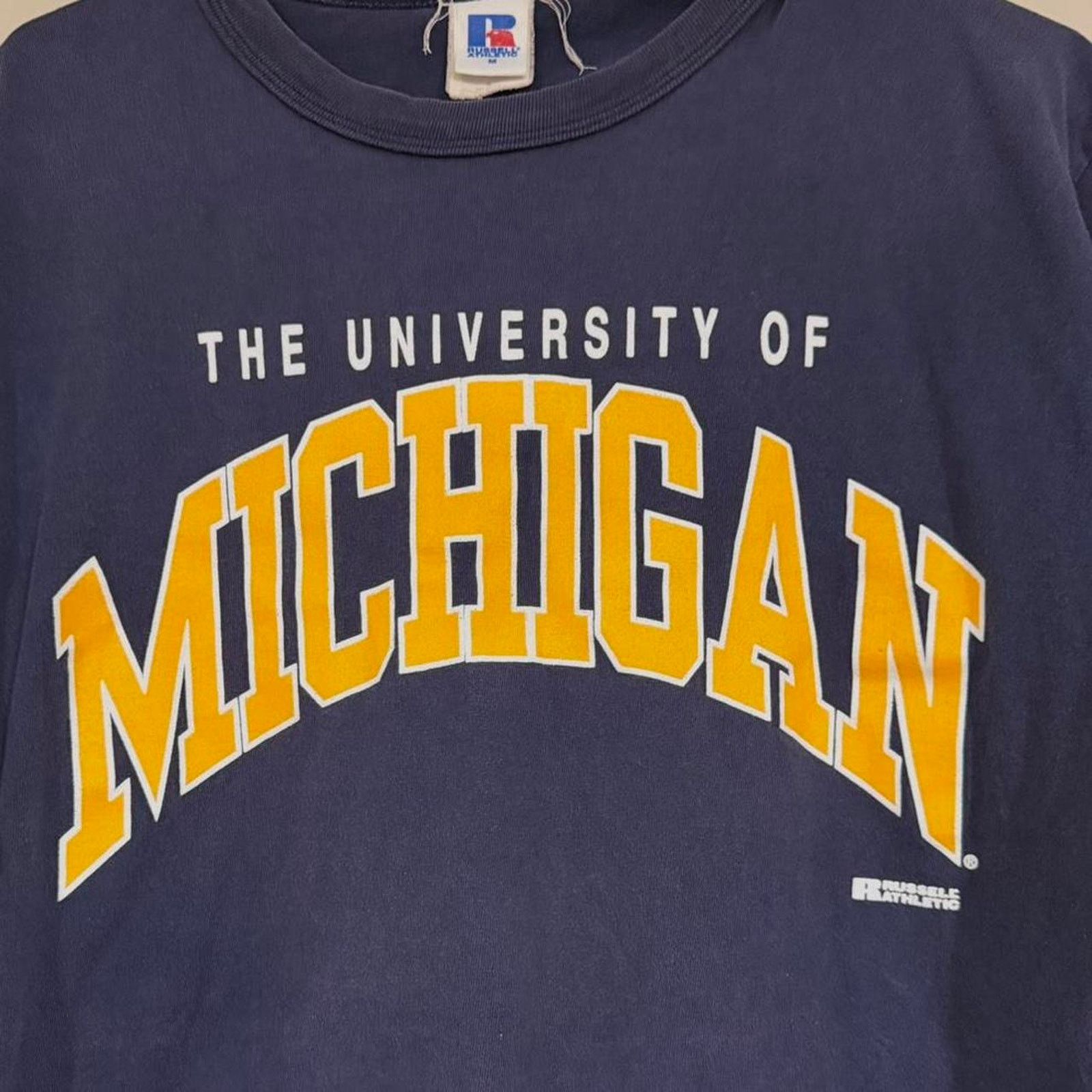 Russell Athletic Vintage Michigan Wolverines Shirt Size US M / EU 48-50 / 2 - 2 Thumbnail