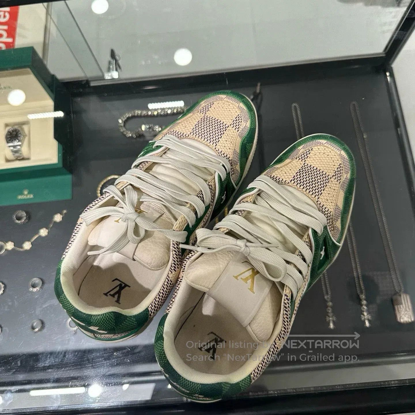 Louis Vuitton Louis Vuitton Damier Green Shoes. Size US 9.5 / EU 42-43 - 5 Thumbnail