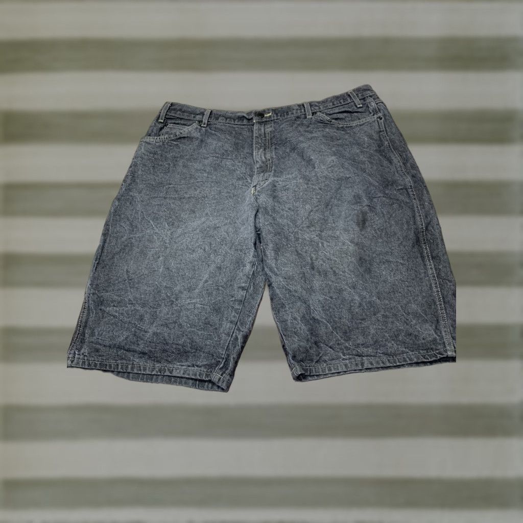 Dickies Dickies Denim Work Shorts Size 42 Loose Fit ER305BK Black Tool Pockets Mens Shorts Navy? Size US 42 / EU 58 - 1 Thumbnail