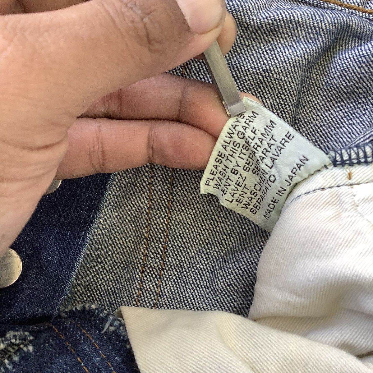 Dior Dior Japanese Denim Made in Japan Vintage Size US 30 / EU 46 - 8 Thumbnail
