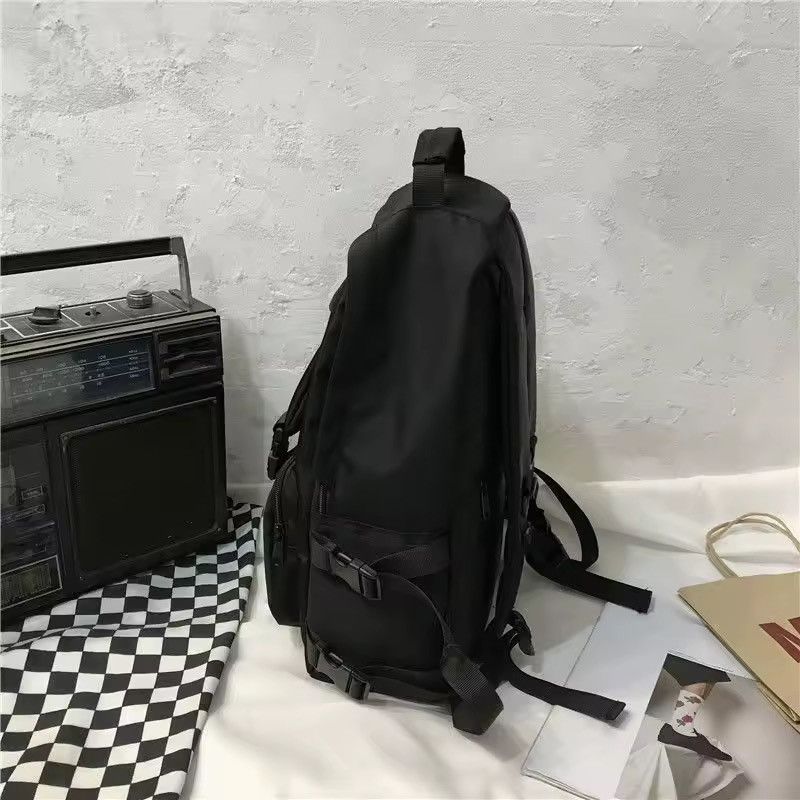 Other Casual Streetwear Capacity Canvas Large School Backpack Size ONE SIZE - 9 Thumbnail