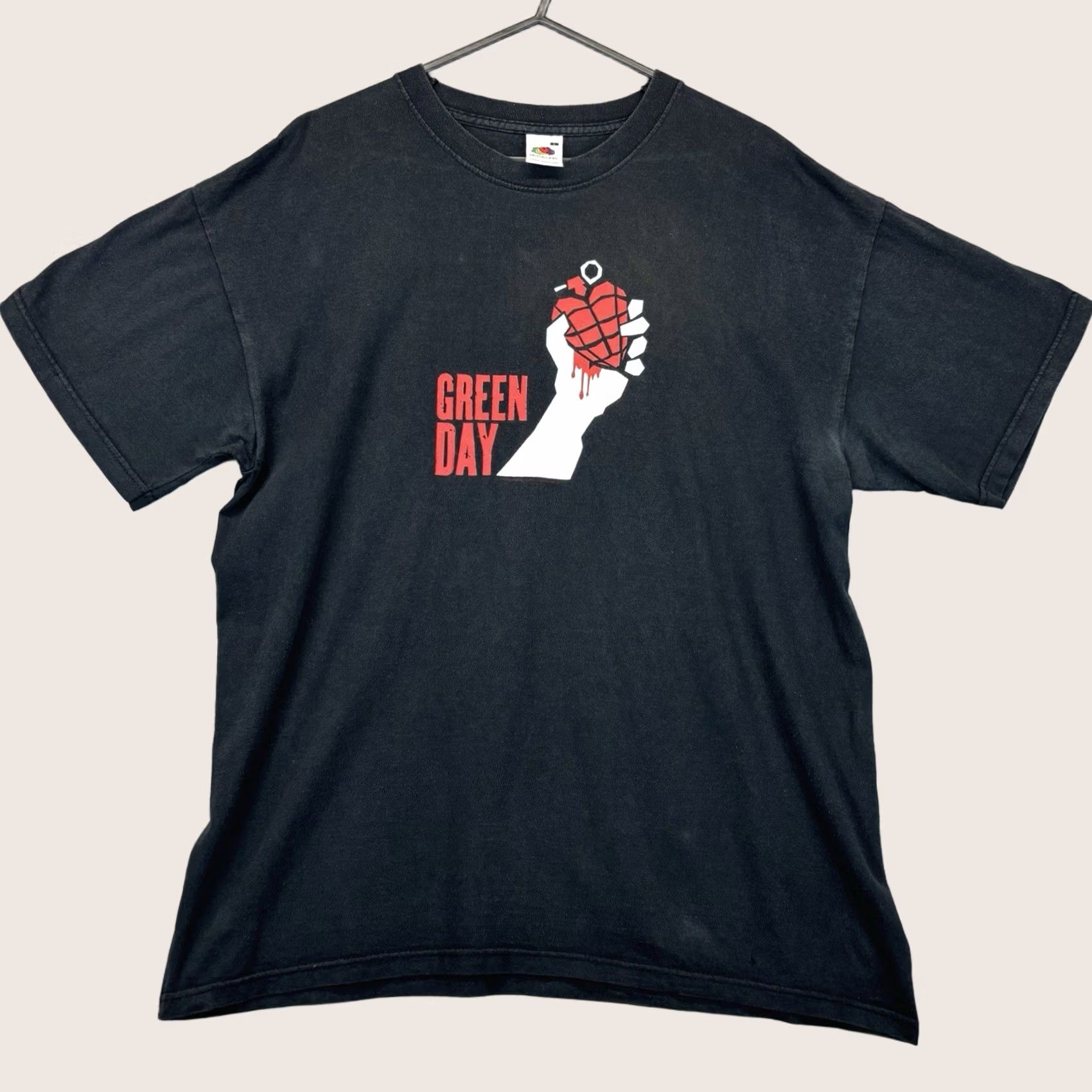 Fruit Of The Loom VINTAGE Green Day T Shirt American Idiot Milton Keynes Bowl 2005 Event Tour L Mens Rock Shirt Size US L / EU 52-54 / 3 - 1 Thumbnail