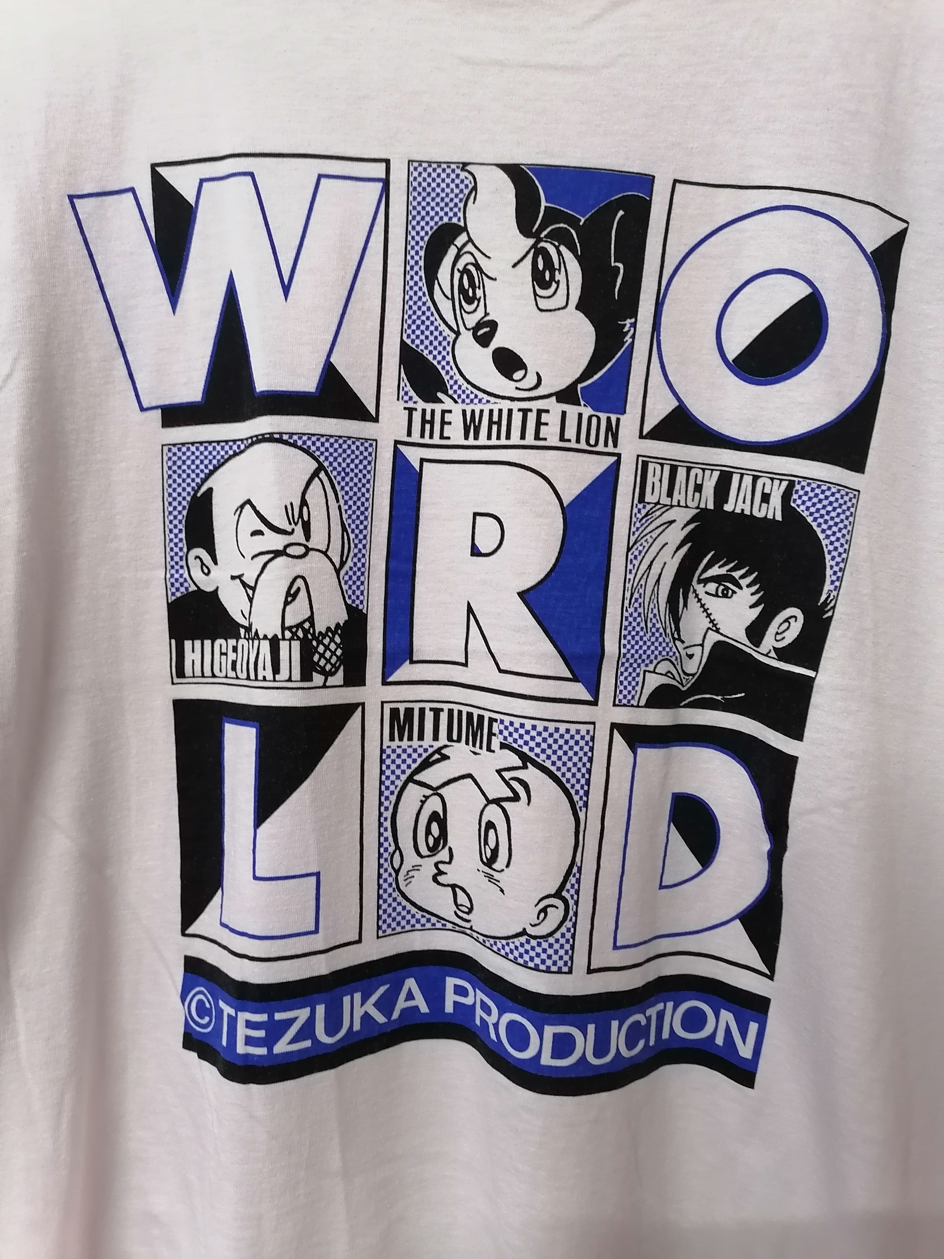 Anime × Japanese Brand × Vintage 90s Tezuka World Japan Anime Character Photo Tee Size US S / EU 44-46 / 1 - 2 Thumbnail