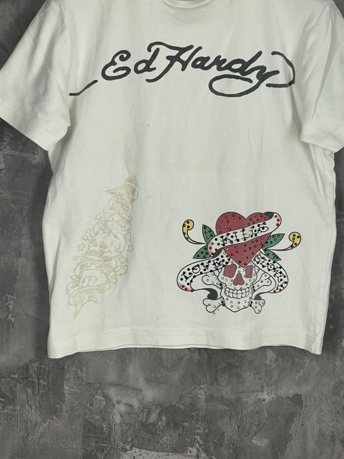 Christian Audigier × Ed Hardy × Vintage Ed Hardy by Christian Audigier T-Shirt Vintage Size M / US 6-8 / IT 42-44 - 6 Thumbnail
