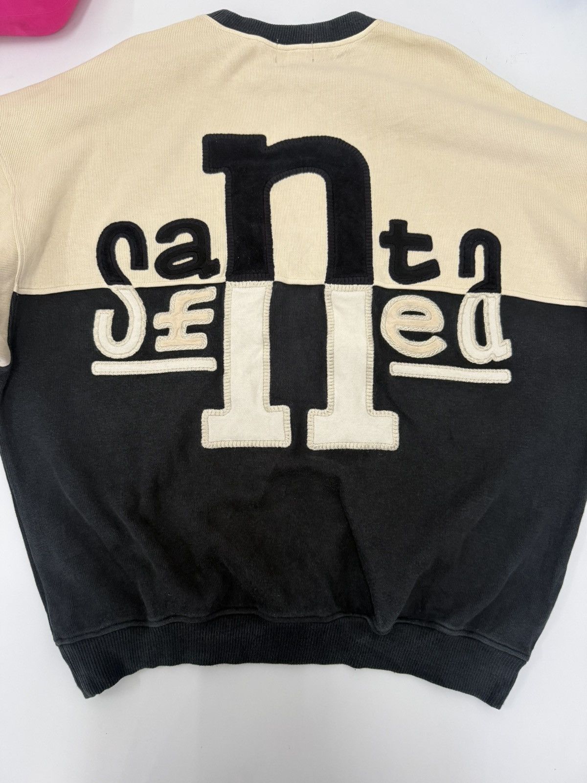 Japanese Brand 🔥 Archive Japan Santa Fe Embroided Big Logo Sweatshirt Size US L / EU 52-54 / 3 - 10 Thumbnail