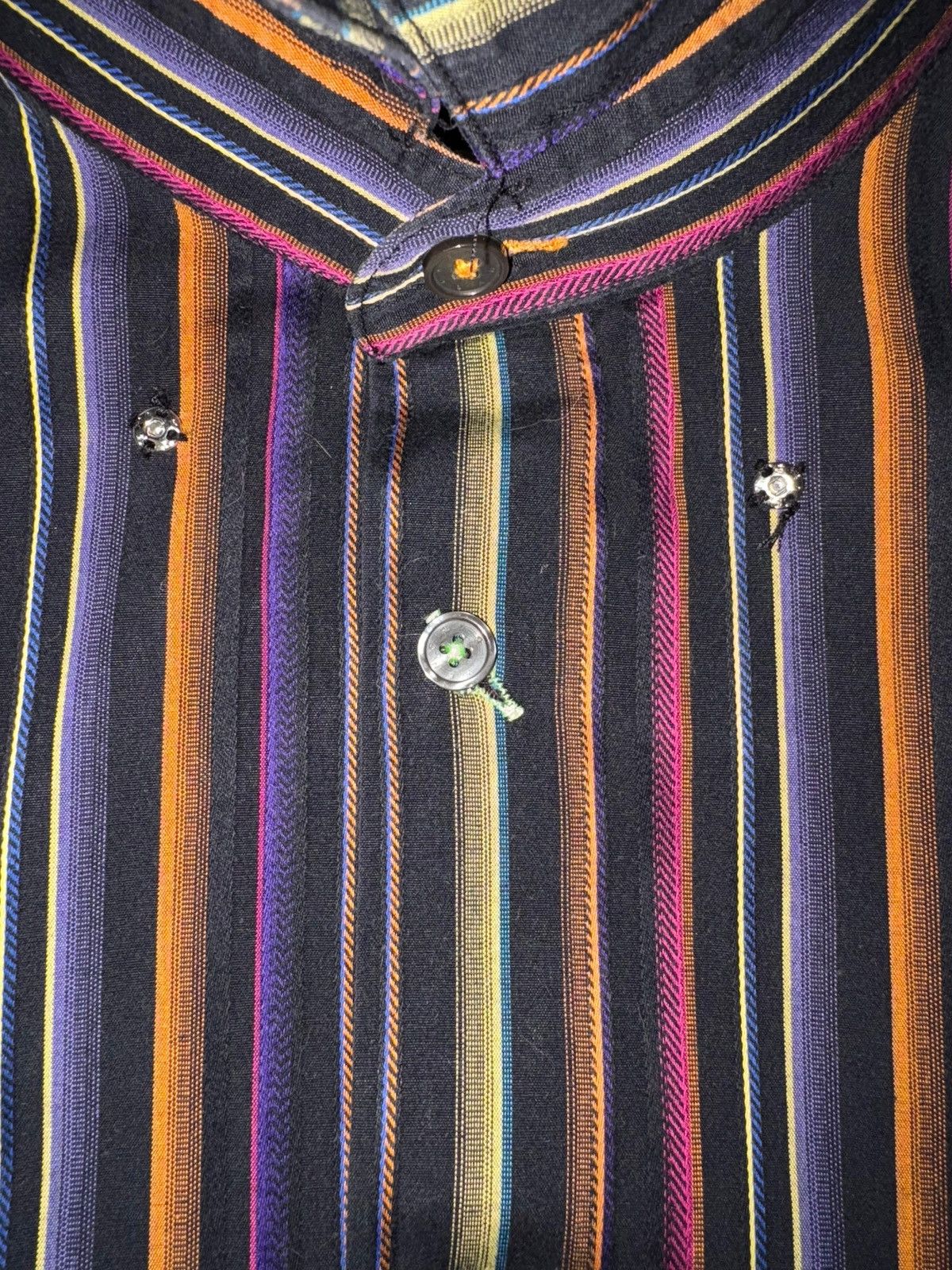 Givenchy VTG Givenchy 4G Logo Rainbow Stripe Shirt Size 105 (L) Size US L / EU 52-54 / 3 - 5 Thumbnail