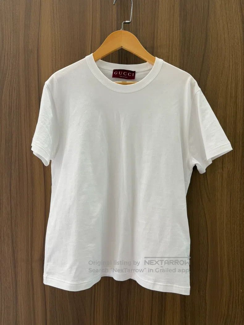 Gucci Gucci White short-sleeved T-shirt Size US M / EU 48-50 / 2 - 1 Thumbnail