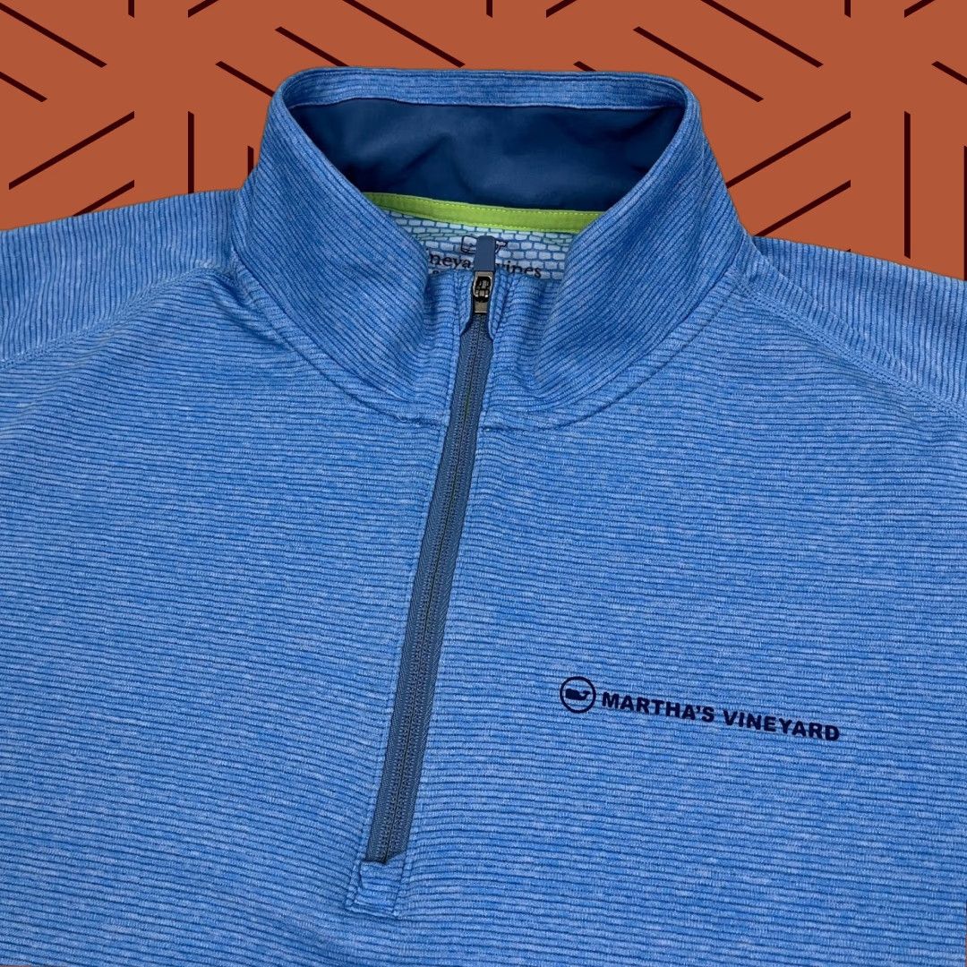 Vineyard Vines Vineyard Vines Performance Pullover Mens 2XL Marthas Vineyard Quarter Zip Golf Shirt Size US XXL / EU 58 / 5 - 1 Thumbnail