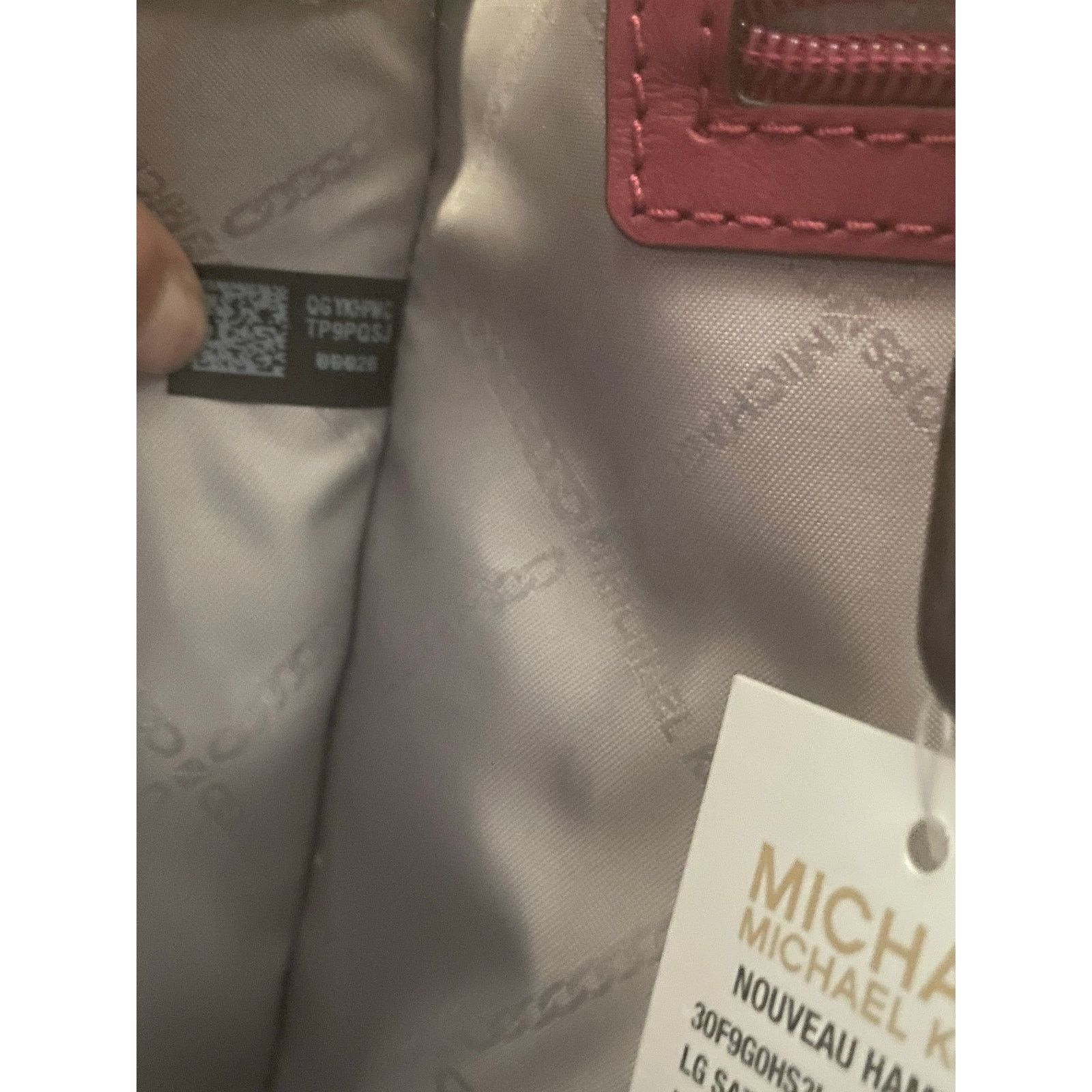 Michael Kors MICHAEL KORS NOUVEAU SATCHEL BAG PADLOCK KEY CROSSBODY BERRY Size ONE SIZE - 16 Thumbnail