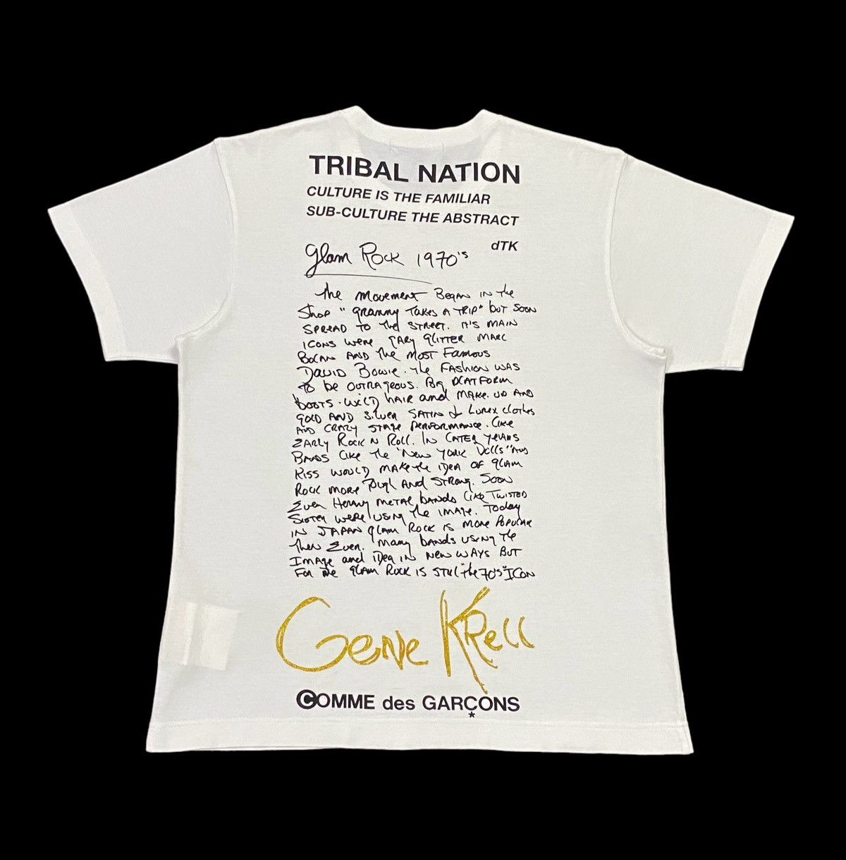 Comme des Garcons AD2002 Comme Des Garçons Gene Krece Glam Rock History Shirt Size US M / EU 48-50 / 2 - 3 Thumbnail