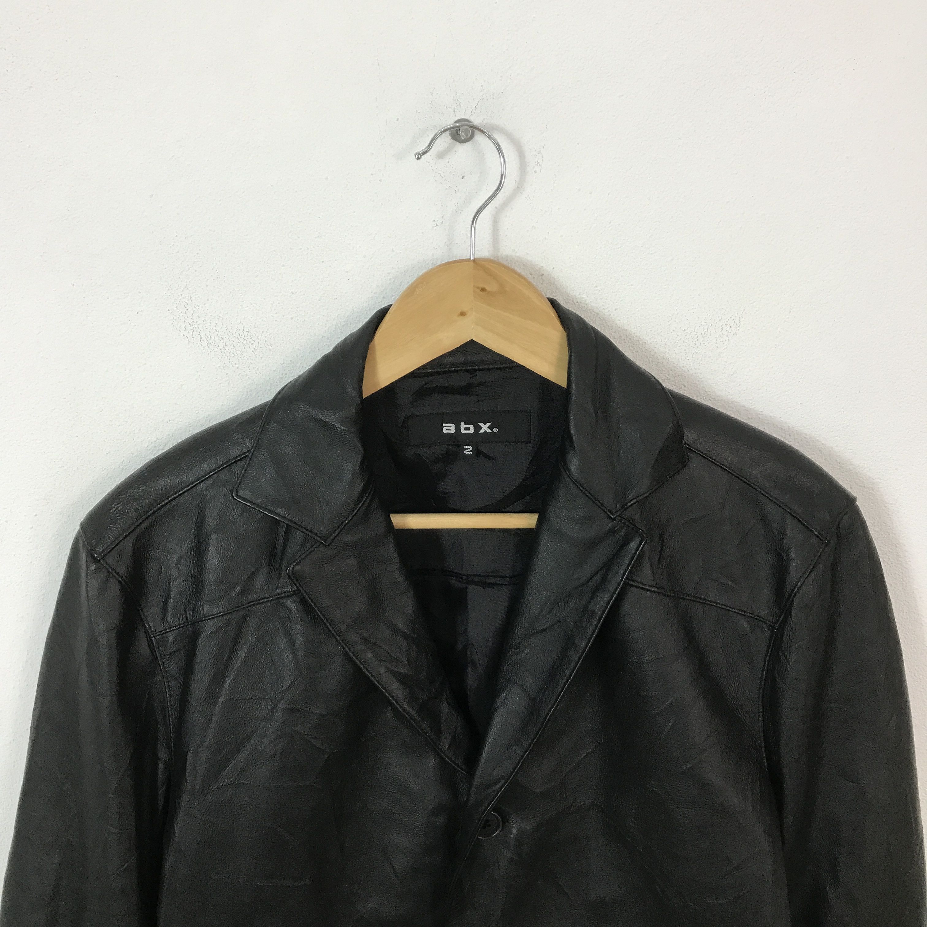 Japanese Brand Japan Gothic abx leather Blazer jacket K65B5 Size US M / EU 48-50 / 2 - 2 Thumbnail