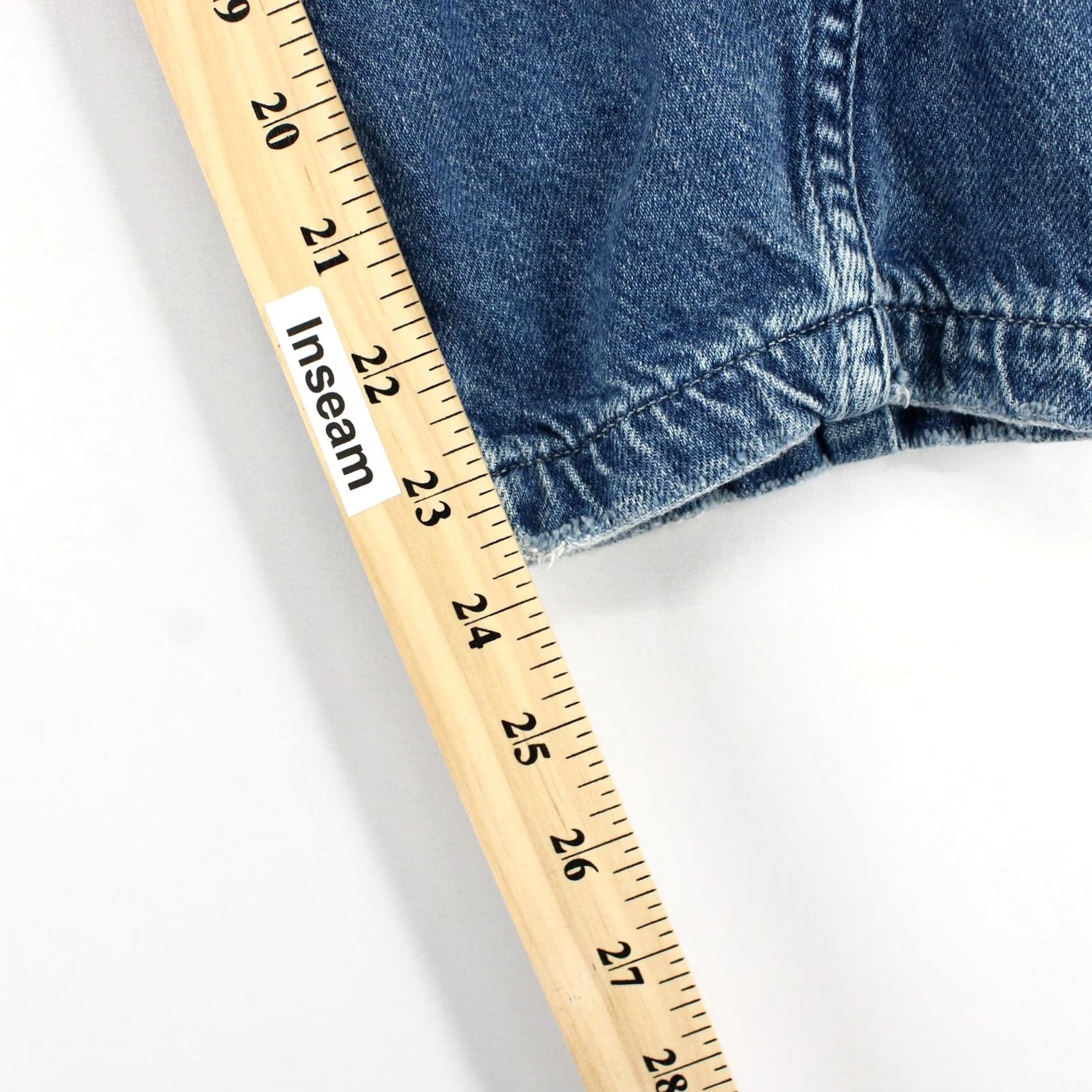 AMO VINTAGE AMO Slouch Trouser Jeans Womens 32 Blue Indigo Relaxed Fit High Rise 5-Pocket Denim Mens / Womens Size 24" / US 00 / IT 34 - 6 Thumbnail