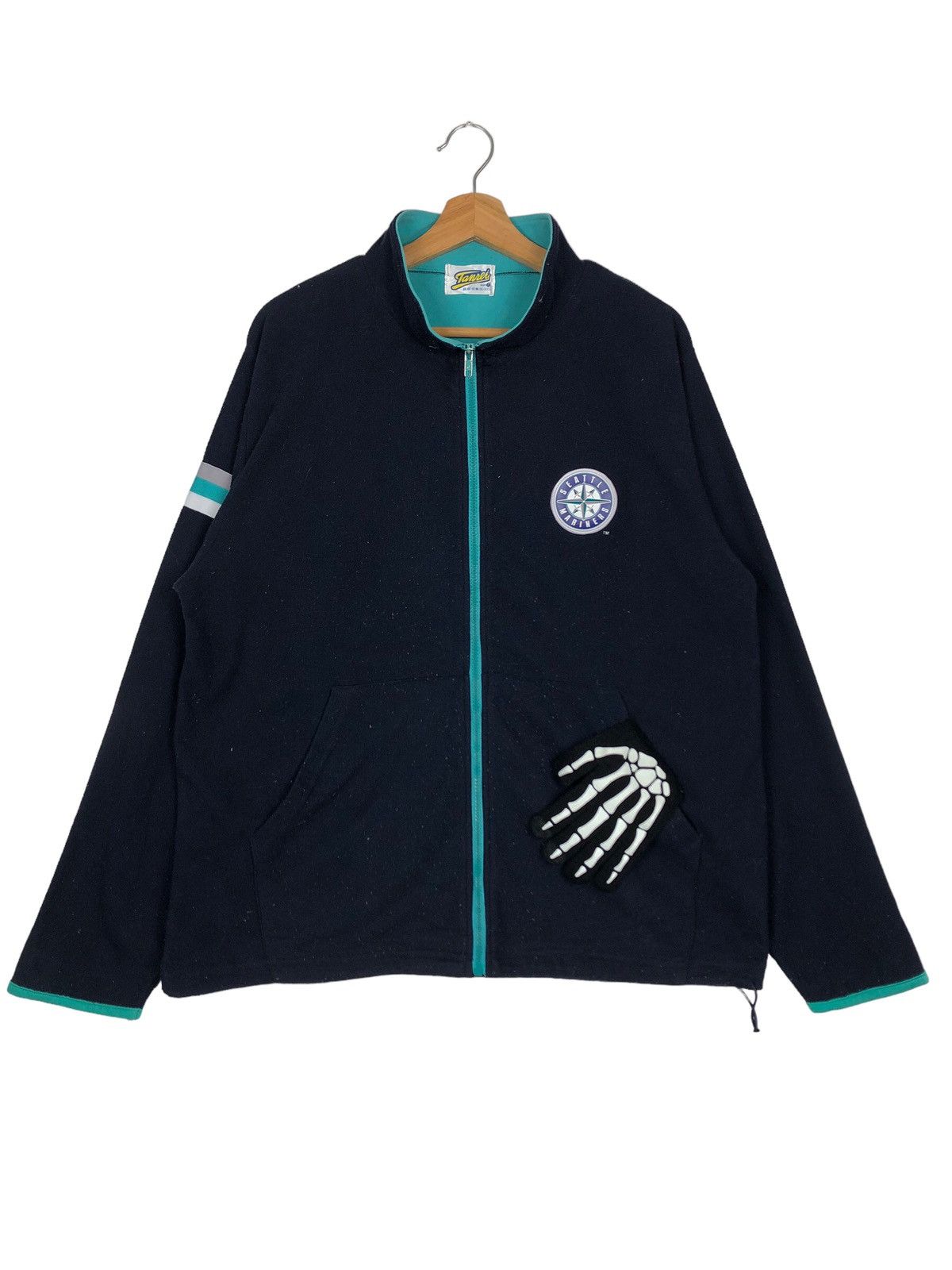 Japanese Brand 🔥Vintage Fleece Jacket Seattle Marines Big Logo Size US M / EU 48-50 / 2 - 1 Thumbnail