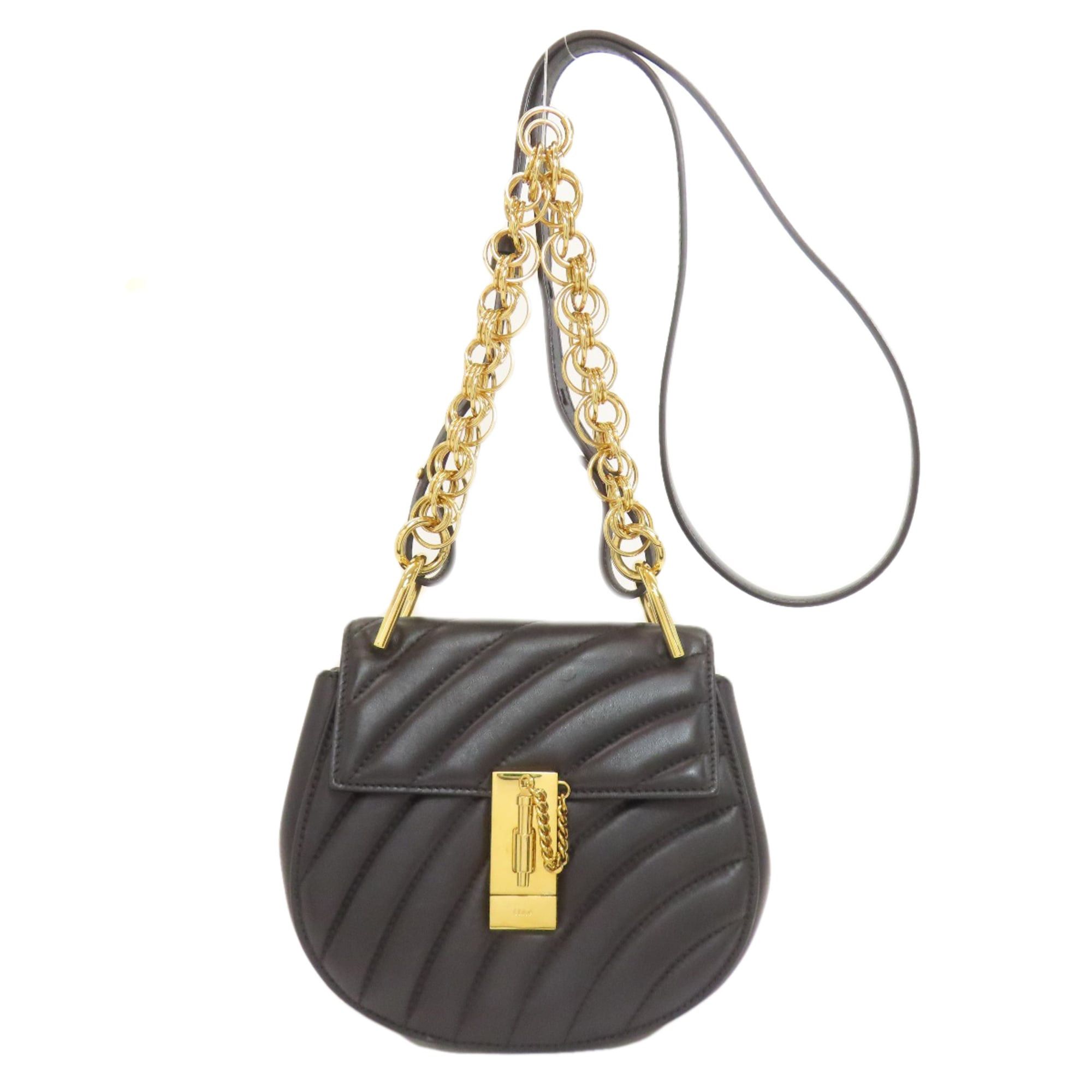Chloe Chloé Chloe Drew Bijou 2-Way Shoulder Bag, Calfskin, Women's CHLOE Size ONE SIZE - 1 Thumbnail