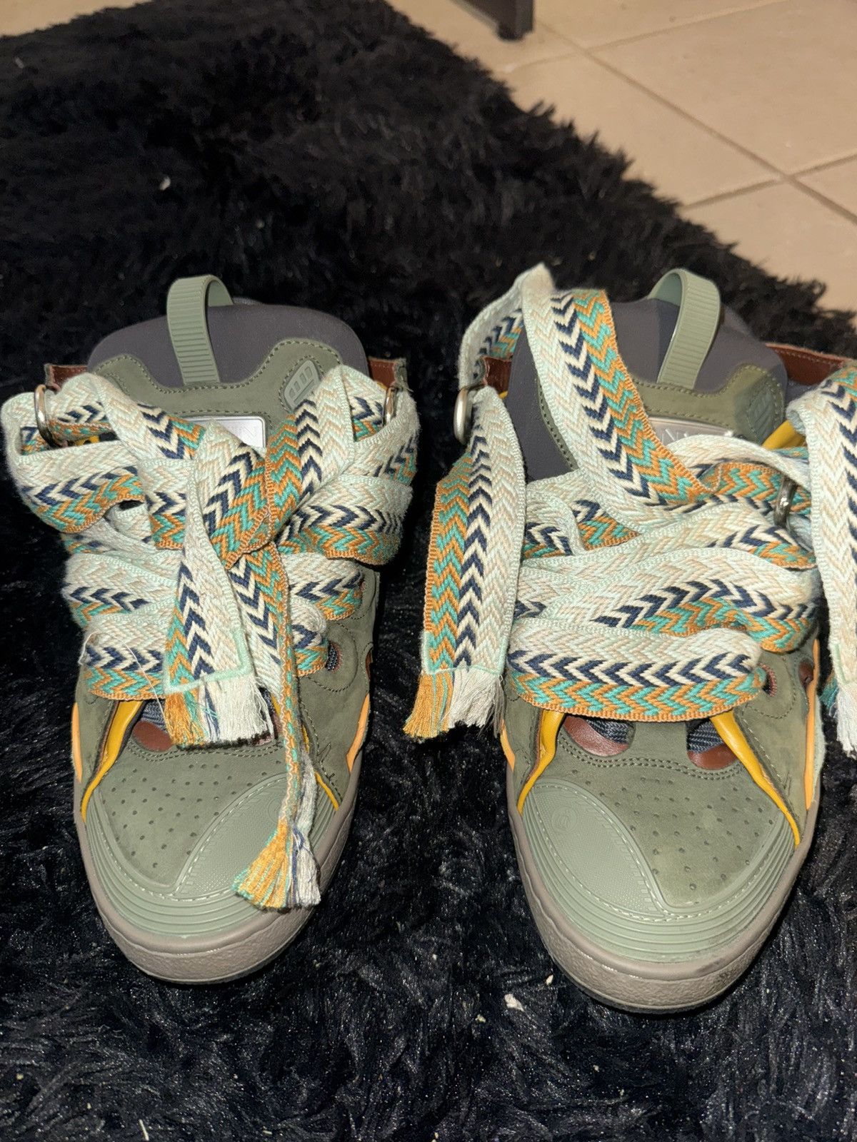 Lanvin Lanvins curb sneaker size 42 size 9 men Size US 9 / EU 42 - 1 Thumbnail