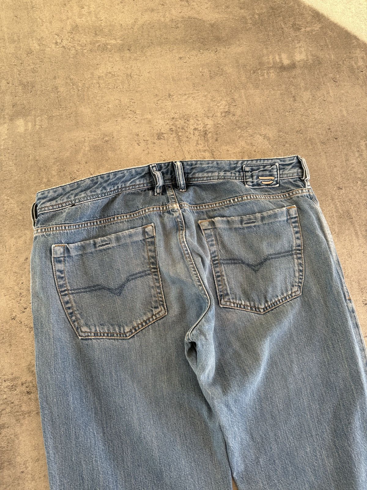 Diesel × Japanese Brand × Vintage Diesel Vintage Bootcut Baggy Jeans Denim Y2K Rap Skate blue Size US 36 / EU 52 - 3 Thumbnail