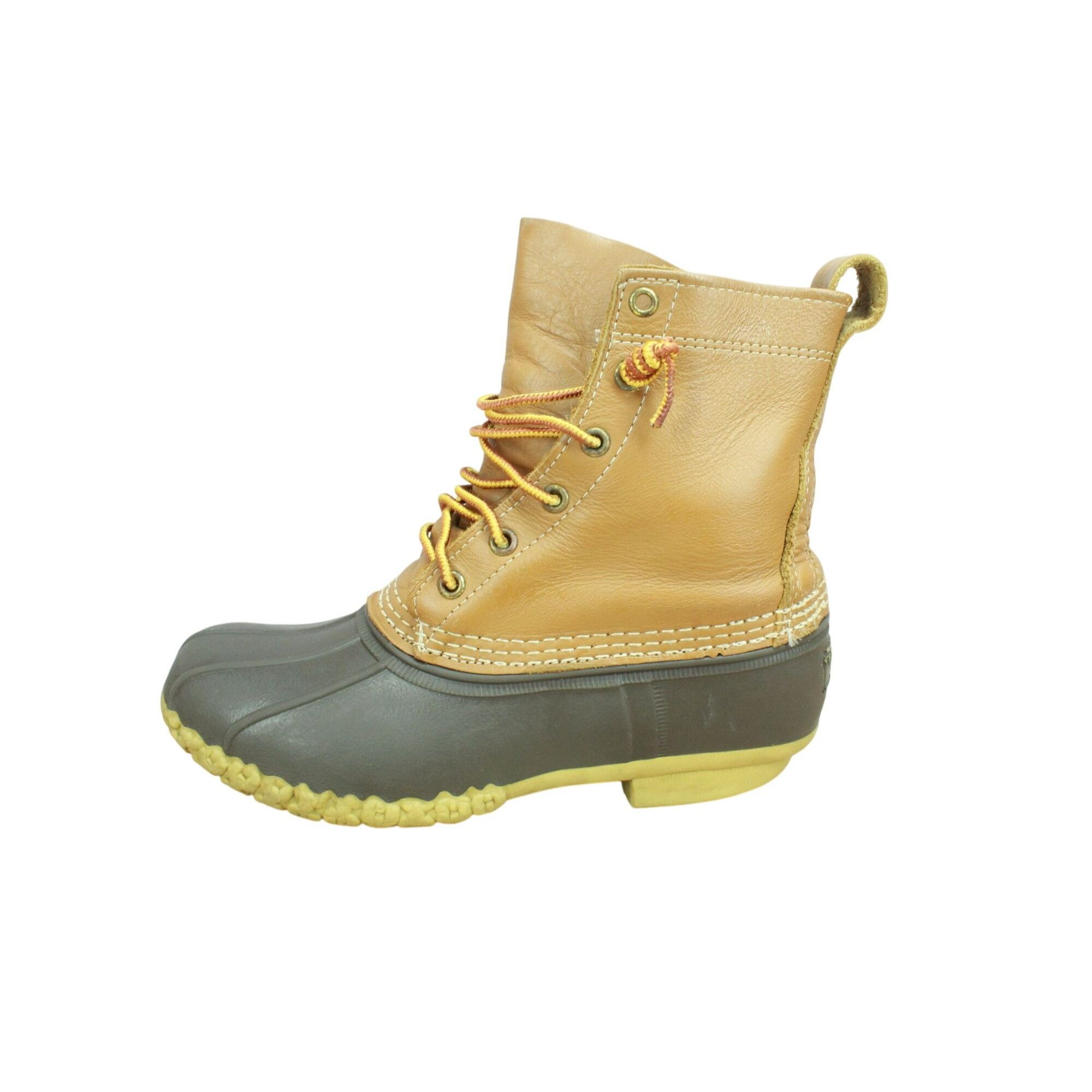 L.L. Bean LL Bean Brown Leather 8" Duck Boots Women’s Size 8 M Size US 8 / IT 38 - 1 Thumbnail