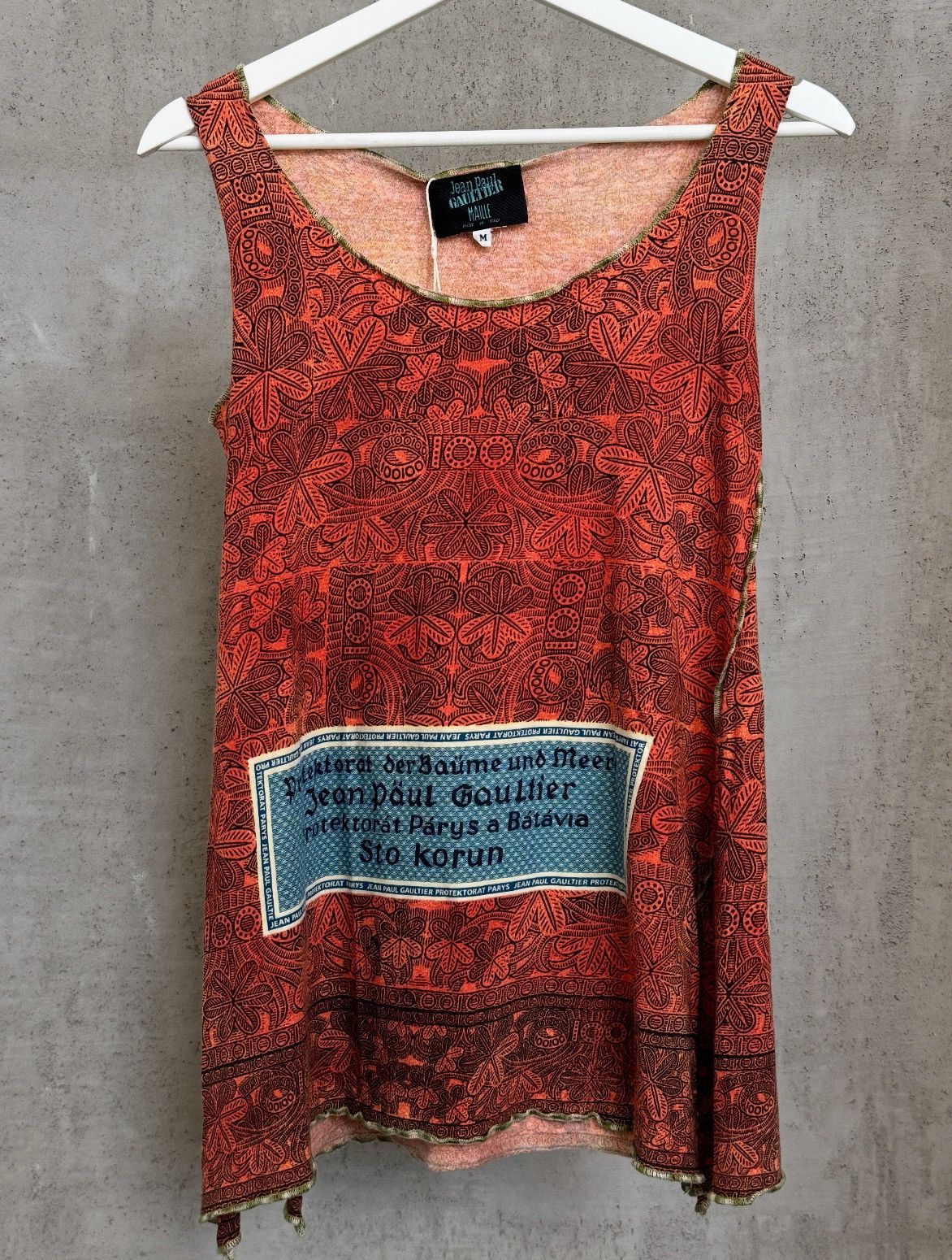 Jean Paul Gaultier Jean Paul Gaultier “Aztec” Collection Tank Top SS94 Size M / US 6-8 / IT 42-44 - 2 Thumbnail