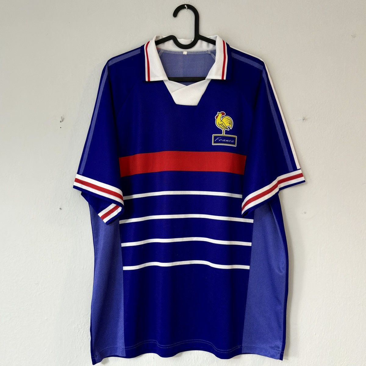 Vintage 1998 2000 France National Retro Vintage Soccer Jersey Shirt Size US XL / EU 56 / 4 - 2 Thumbnail