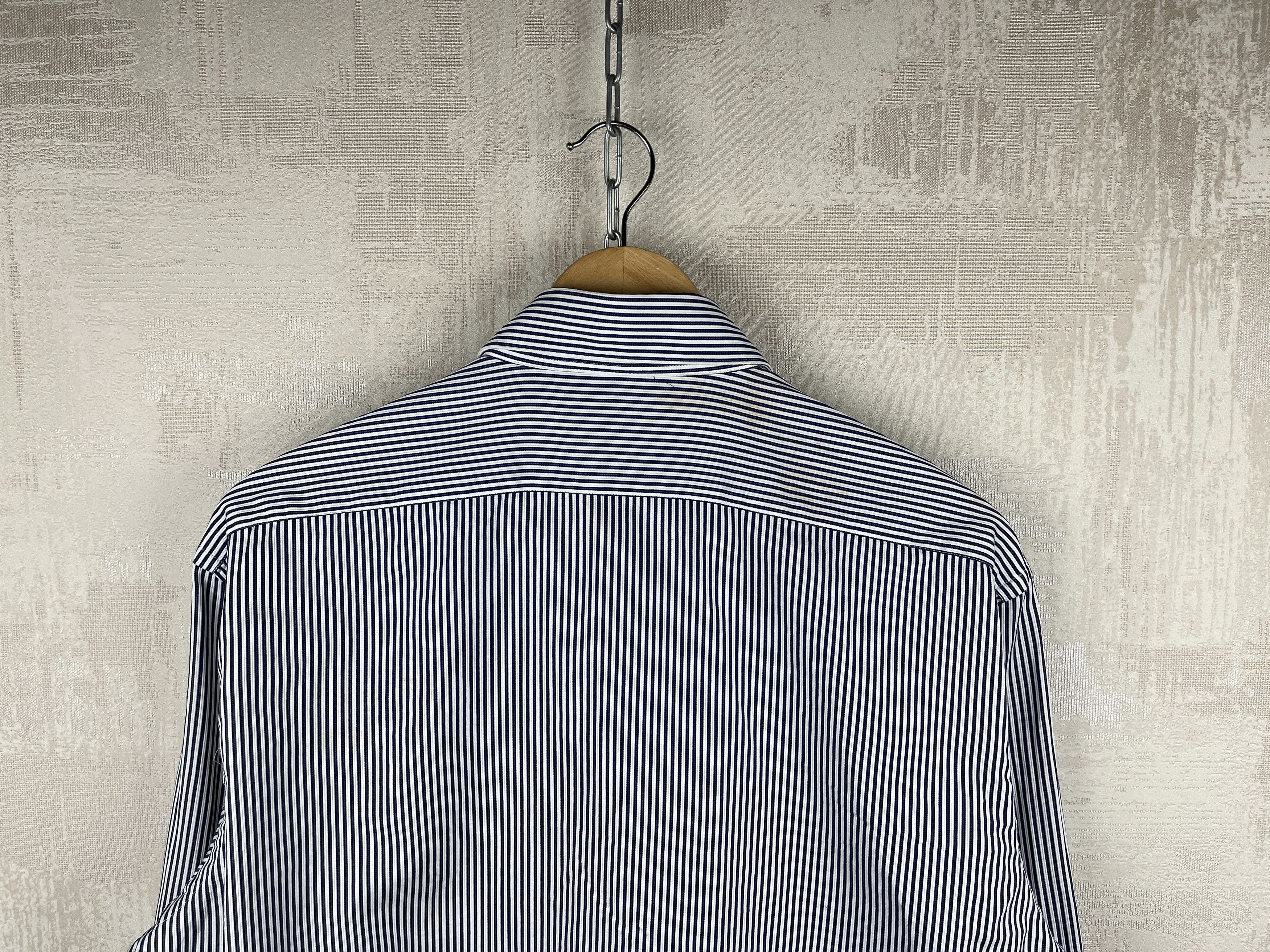Faconnable Faconnable Striped Long Sleeve Shirt Size 42 - 16.5 Classic Size US L / EU 52-54 / 3 - 15 Thumbnail