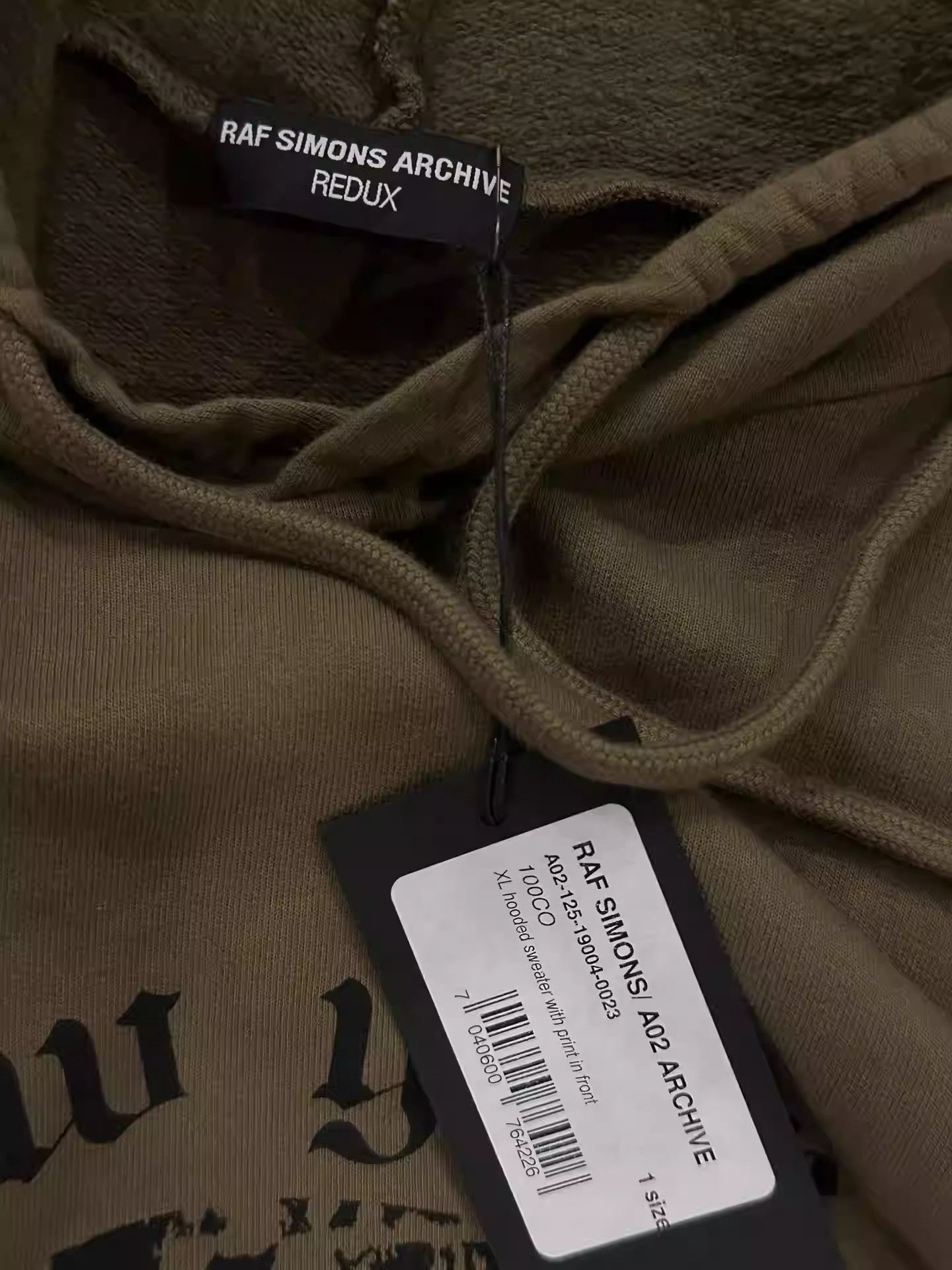 Raf Simons Raf simons 02 archive redux hoodie Size US S / EU 44-46 / 1 - 5 Thumbnail