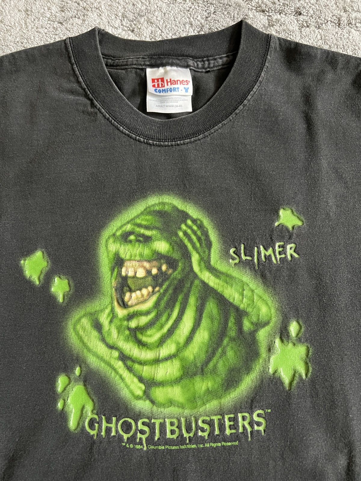 Hanes Vintage ghost buster t shirt (slimer) t shirt Size US M / EU 48-50 / 2 - 3 Thumbnail
