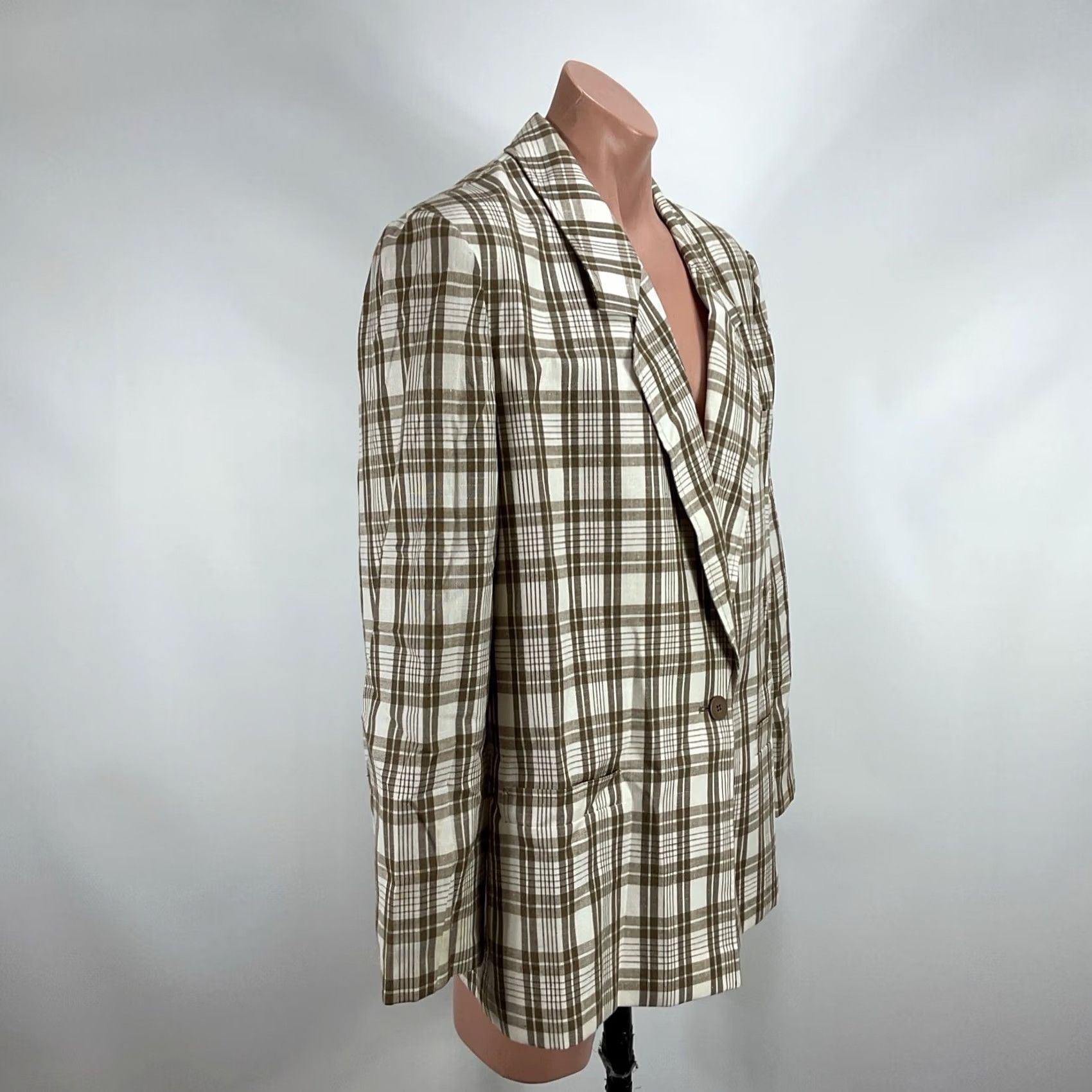 Pendleton VTG Country Sophisticates Pendleton Plaid Blazer Jacket PLUS 20W Tall Checker Size 3XL / US 20-22 - 4 Thumbnail