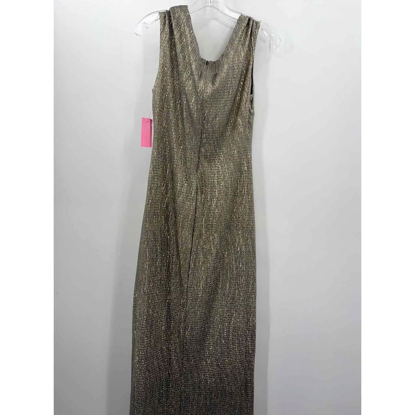 Vintage Connected Apparel Silver Size 8 Maxi Evening Gown Size M / US 6-8 / IT 42-44 - 2 Thumbnail