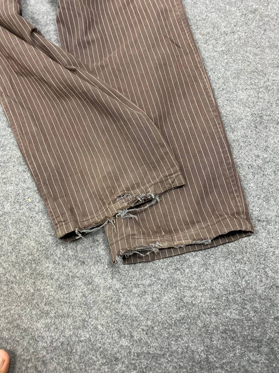 Japanese Brand vintage japanese brands striped cargo pants nice design Size US 35 - 5 Thumbnail