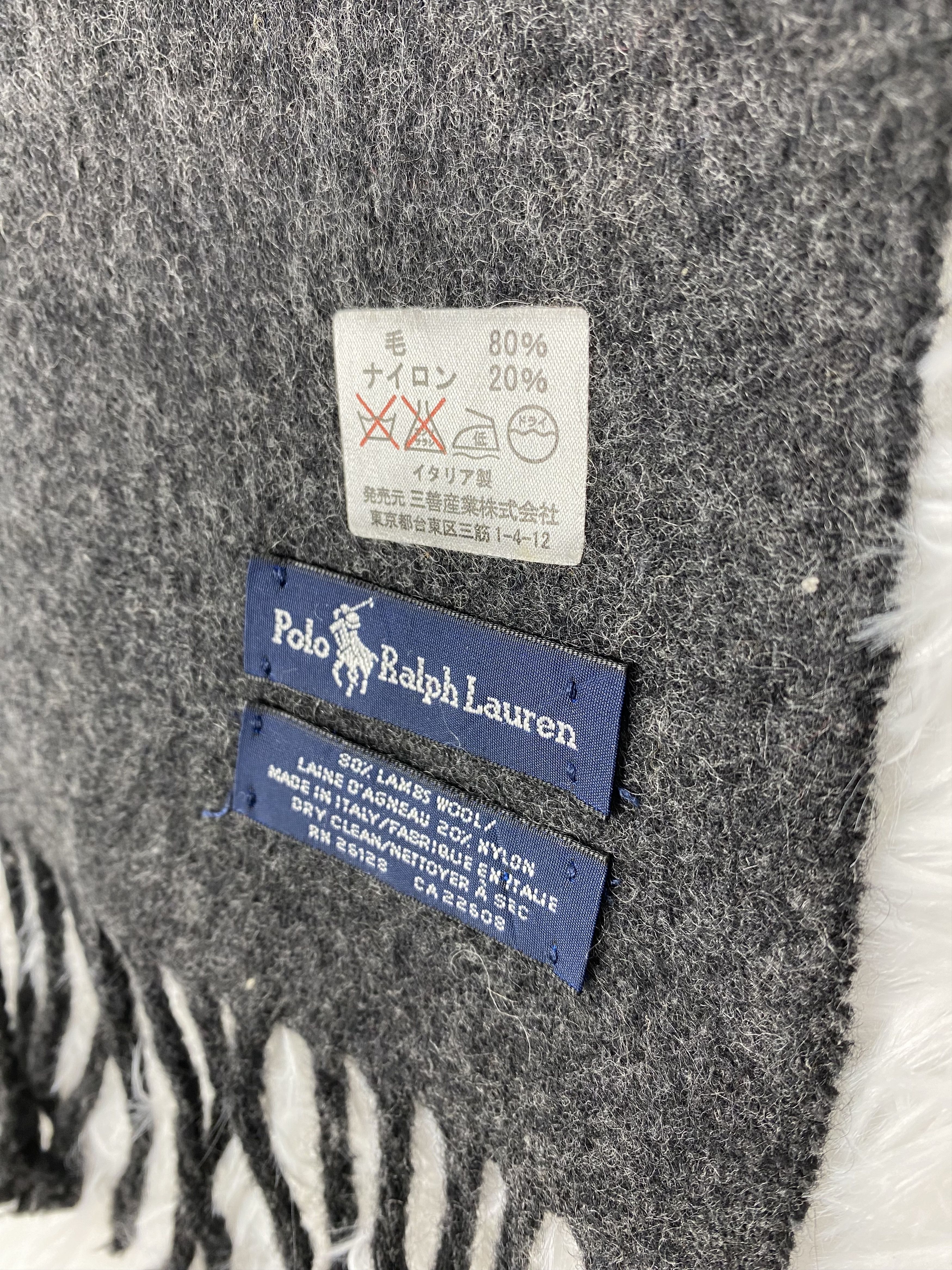 Polo Ralph Lauren Vintage Polo Ralph Luren Scarf / Muffler Neckwear PM0040 Size ONE SIZE - 2 Thumbnail