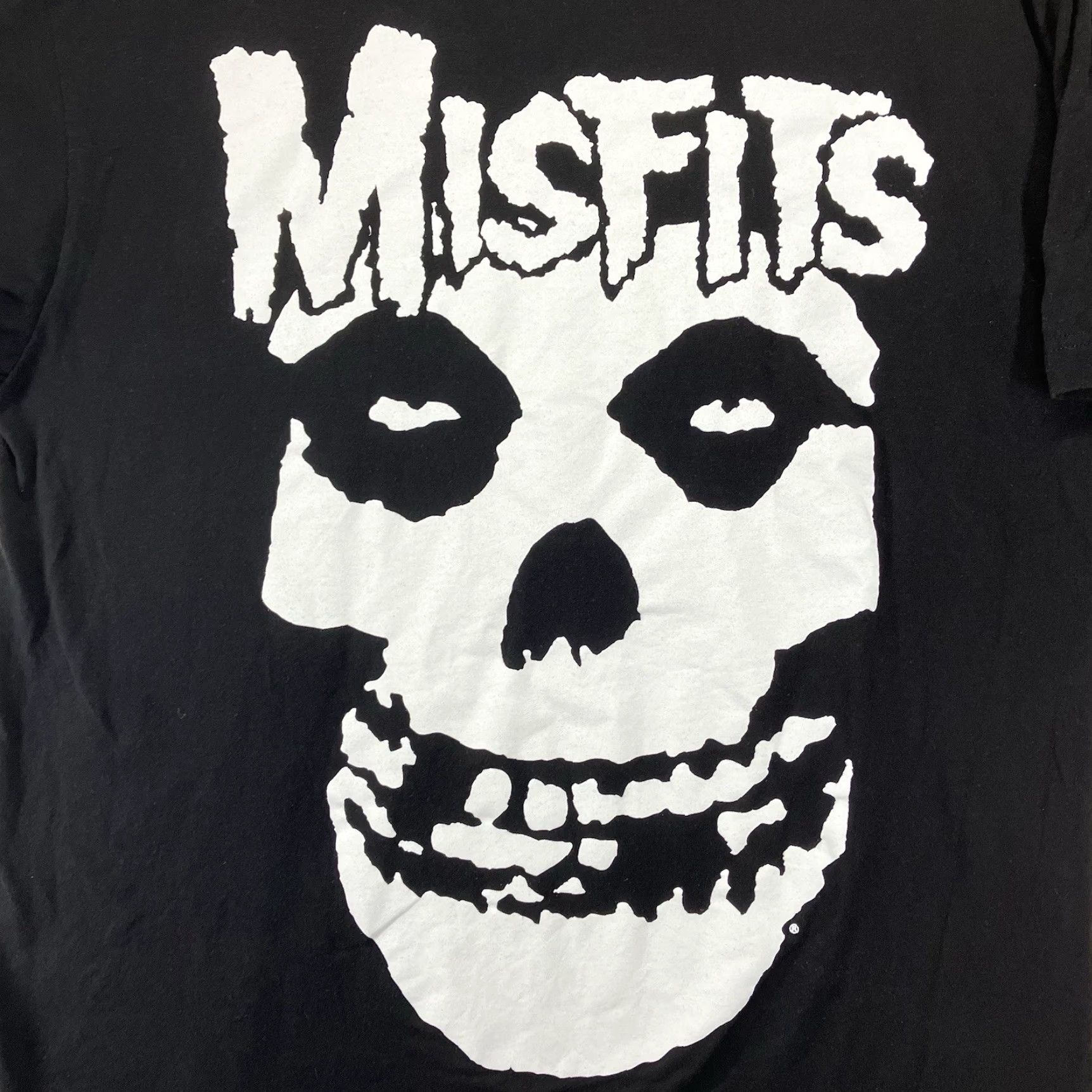 Vintage Misfits Shirt Mens XL Black Punk Rock Band Tee Skull Logo 2019 Lightweight Cotton Regular Adult Short Sleeve Crew Neck Graphics Print Vintage No Size US XL / EU 56 / 4 - 3 Thumbnail