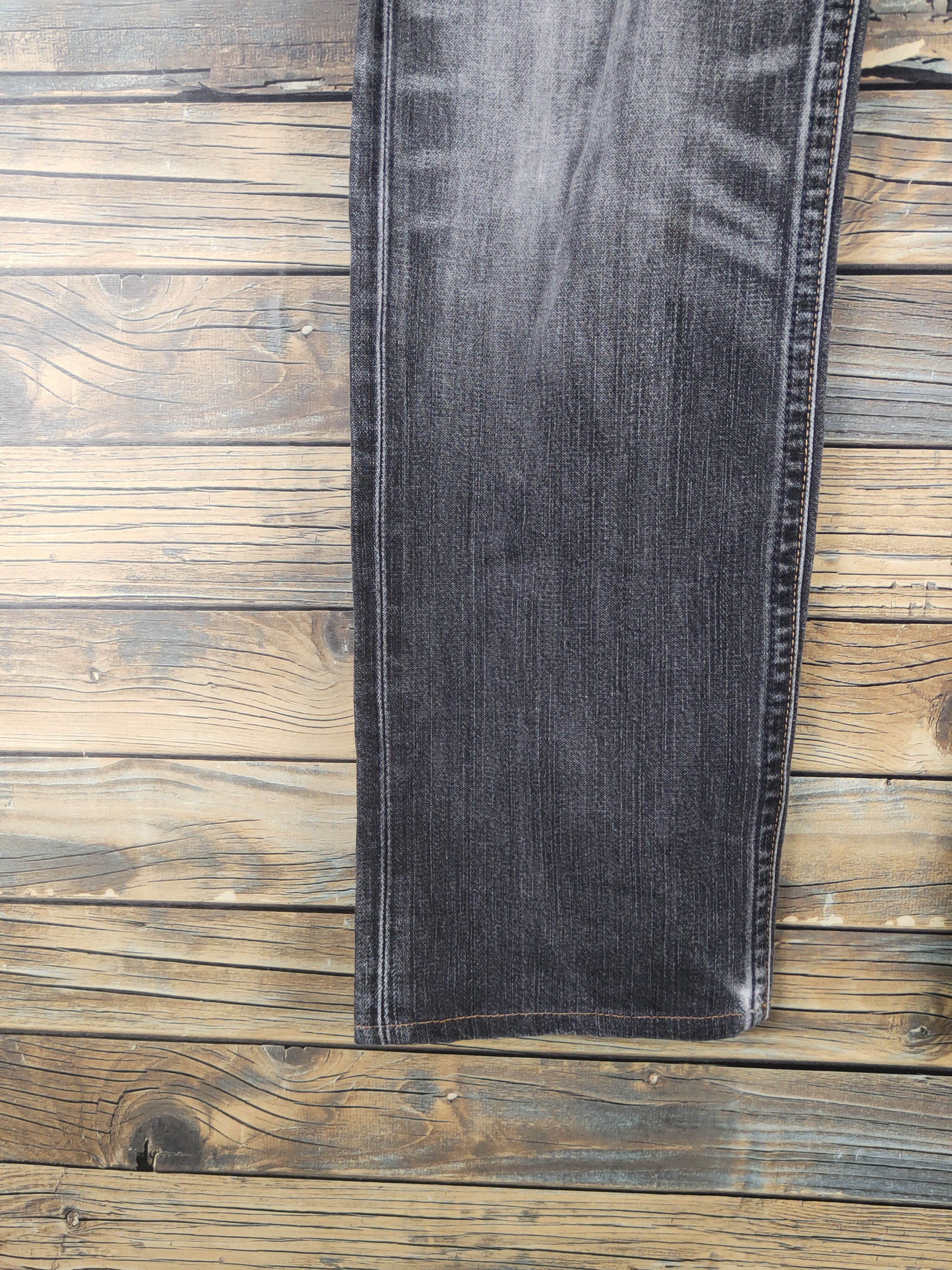 Vintage Wrangler Black Distressed Ripped denim Jeans #W1602 Size US 30 / EU 46 - 4 Thumbnail